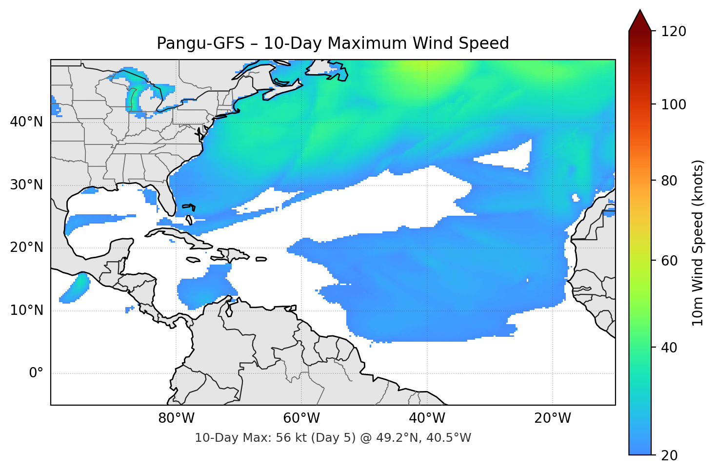 Pangu-GFS 10-Day Max