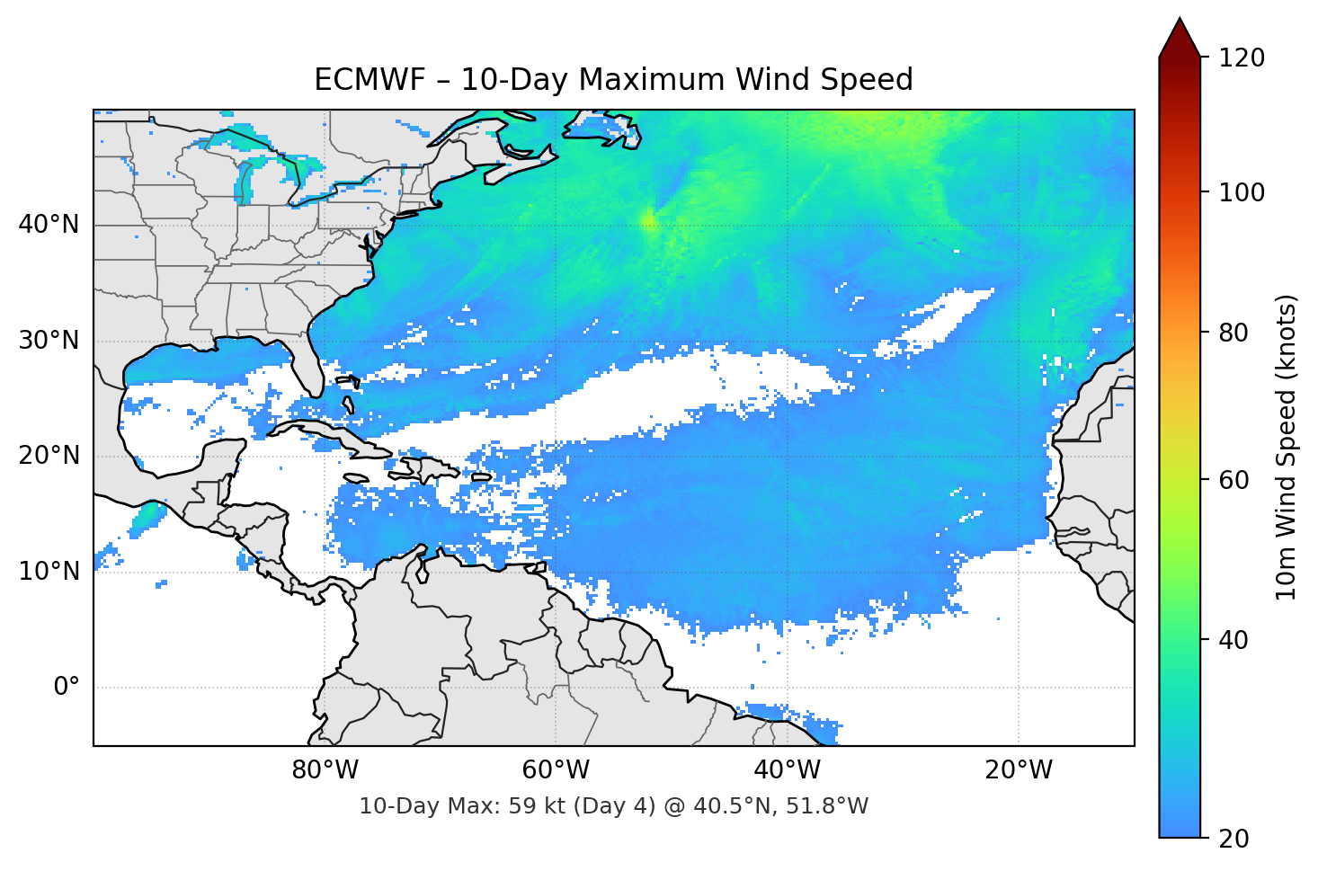 ECMWF 10-Day Max