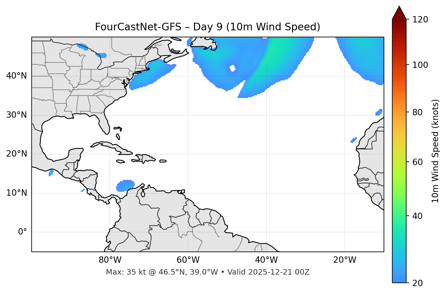 FourCastNet-GFS - Day 09