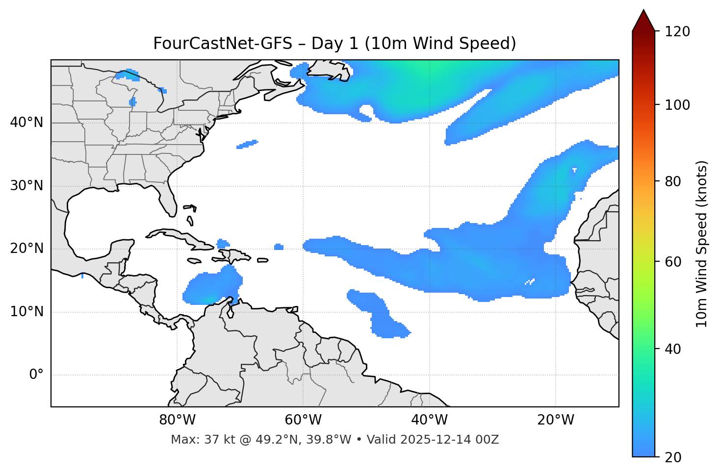 FourCastNet-GFS - Day 01