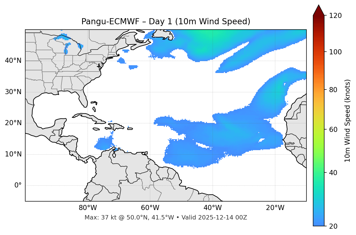 Pangu-ECMWF - Day 01
