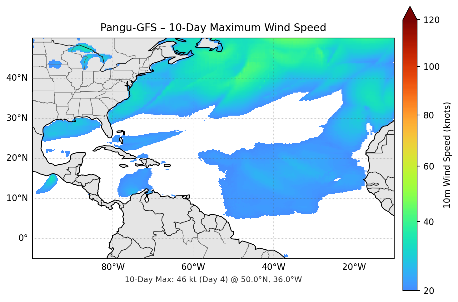 Pangu-GFS 10-Day Max