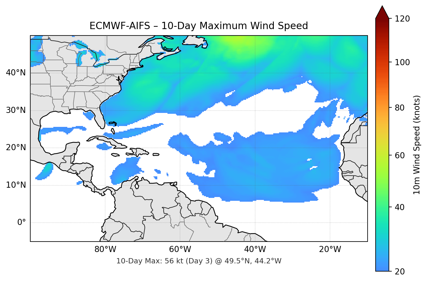 ECMWF-AIFS 10-Day Max
