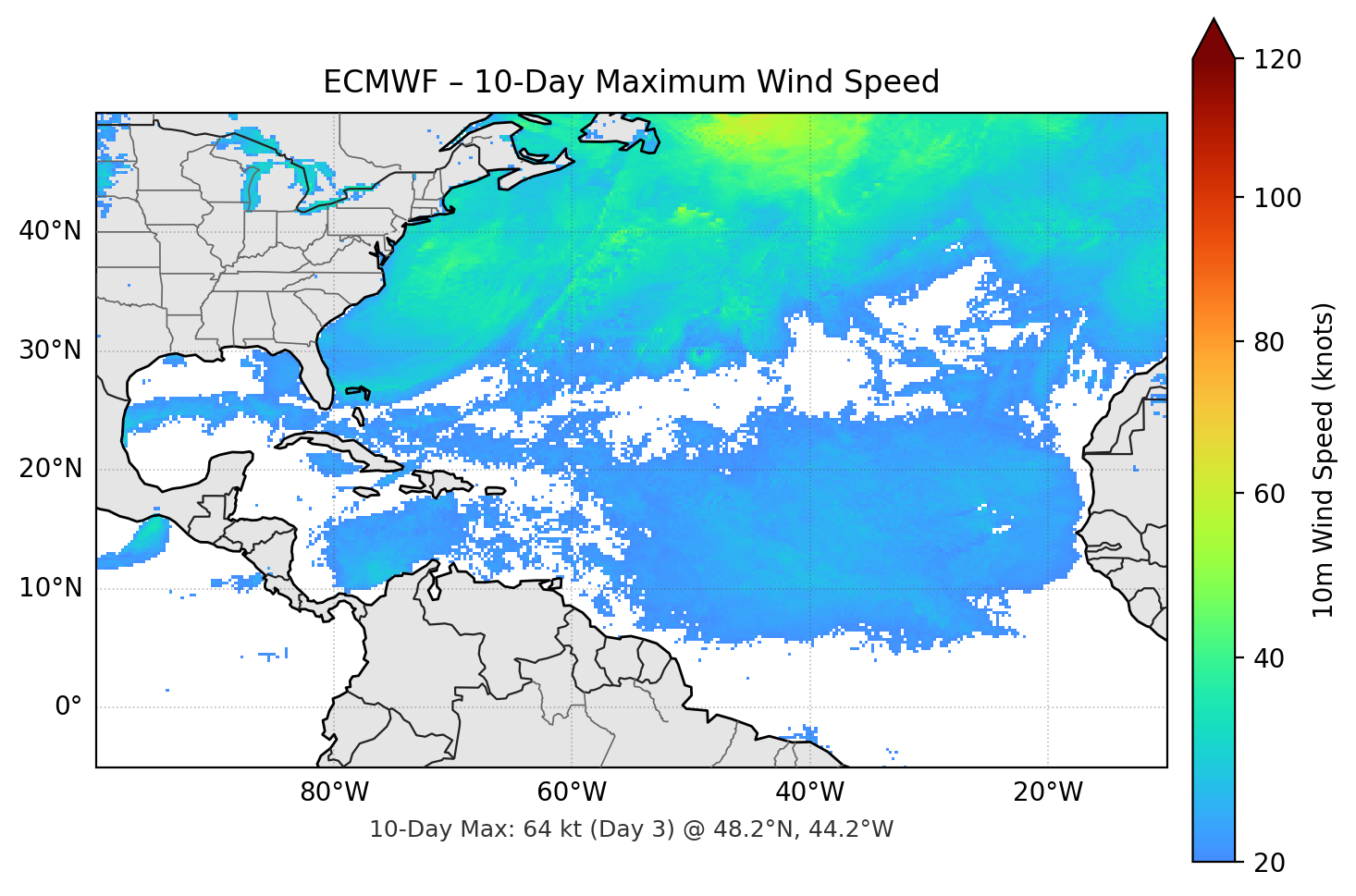 ECMWF 10-Day Max