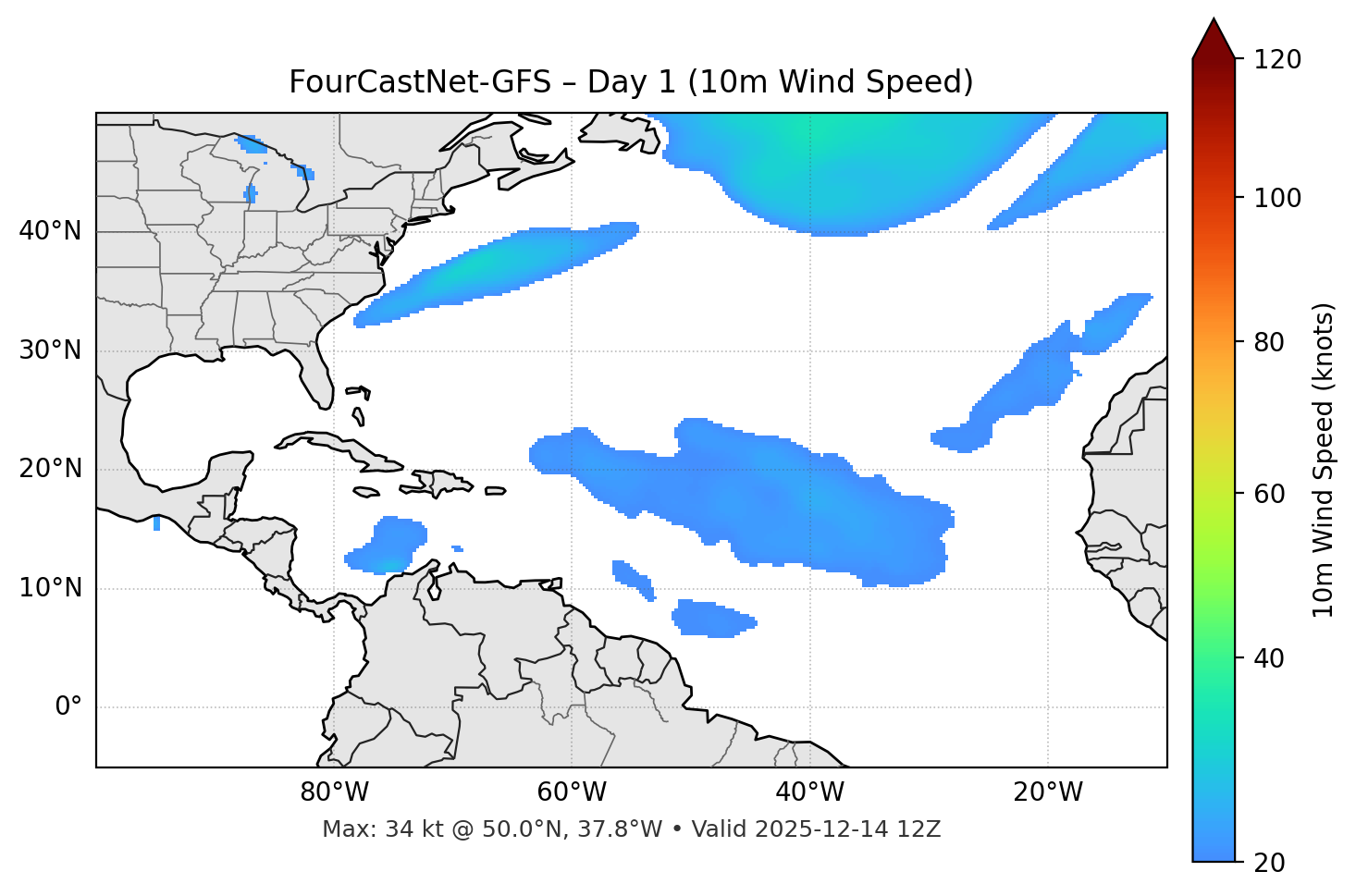 FourCastNet-GFS - Day 01