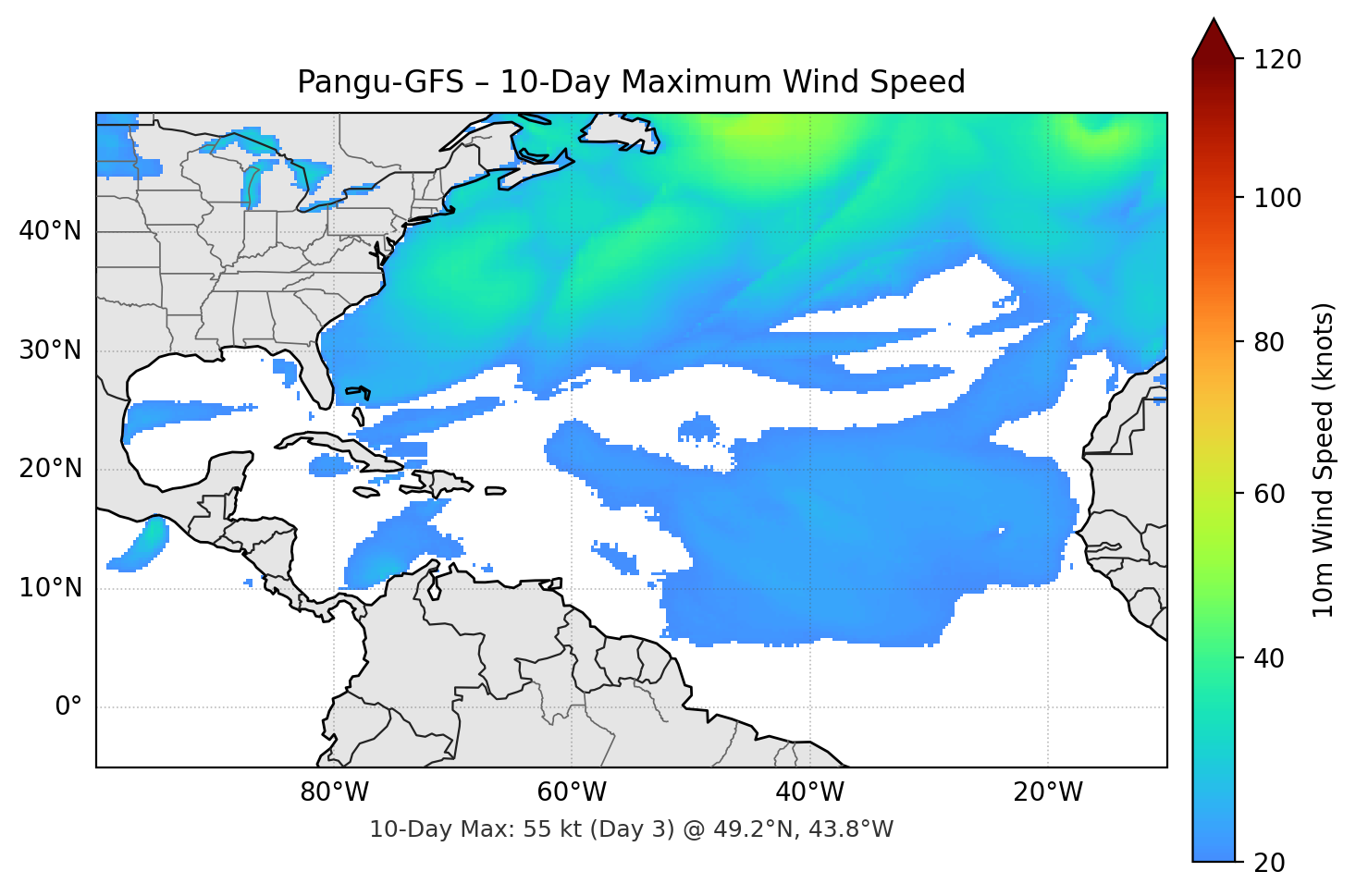Pangu-GFS 10-Day Max