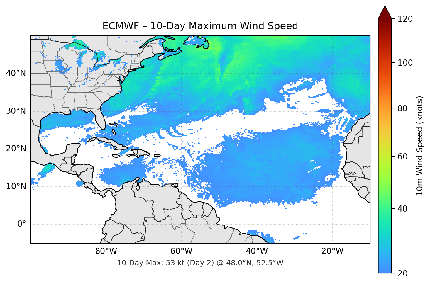 ECMWF 10-Day Max
