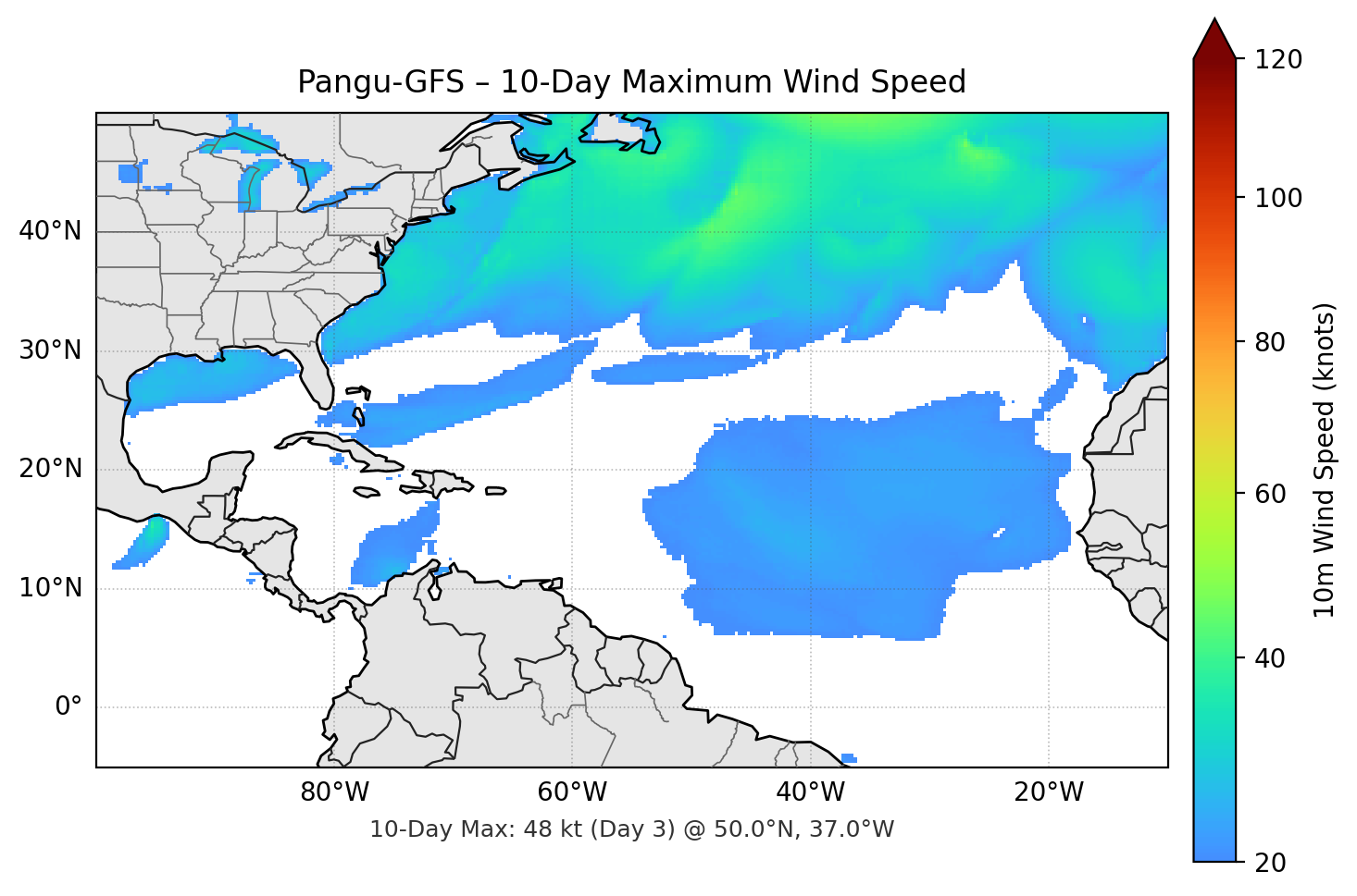 Pangu-GFS 10-Day Max