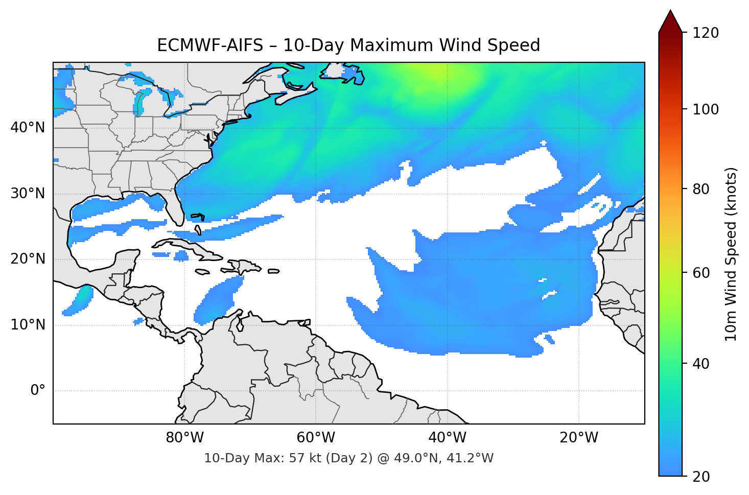 ECMWF-AIFS 10-Day Max