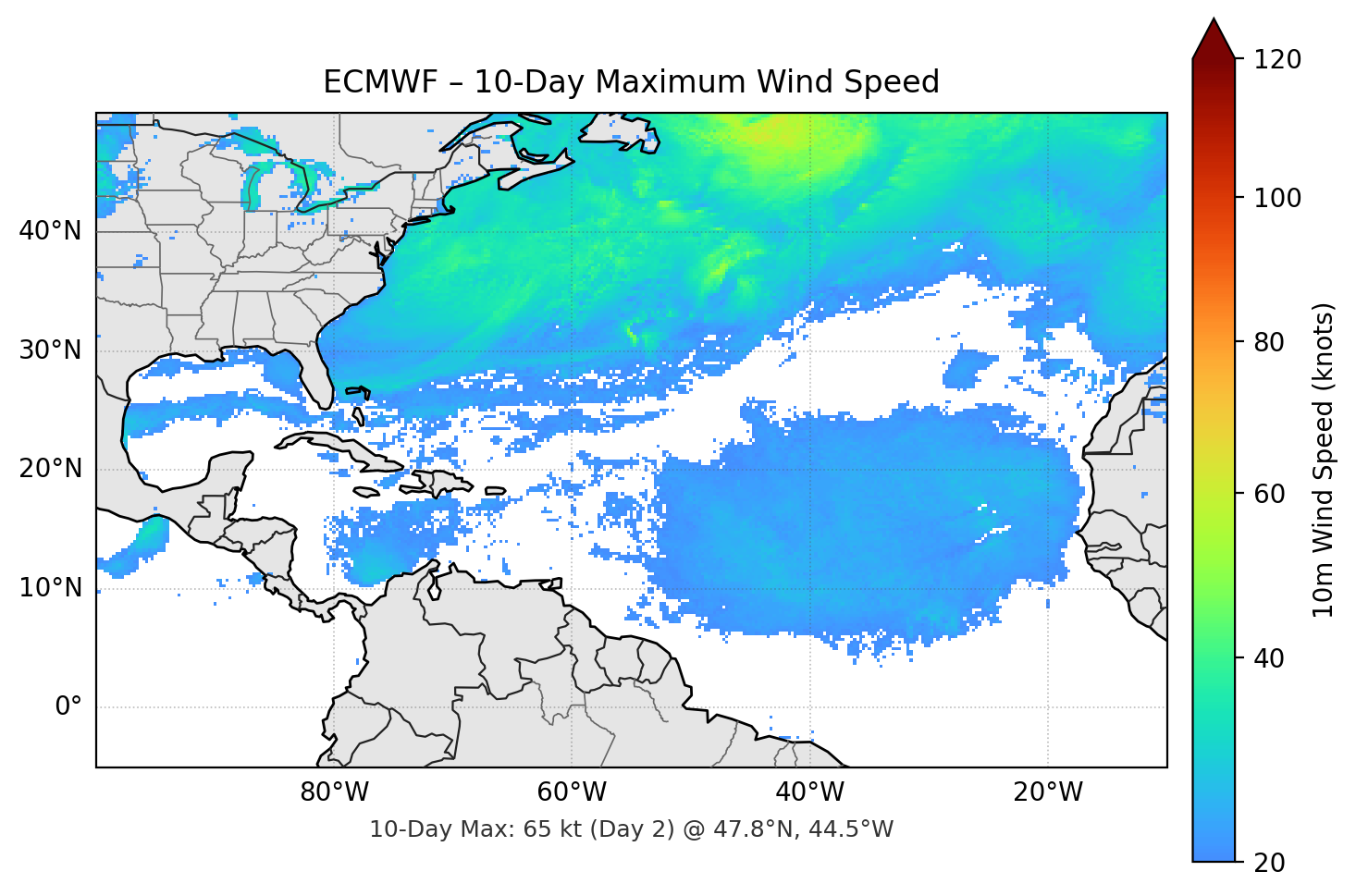 ECMWF 10-Day Max