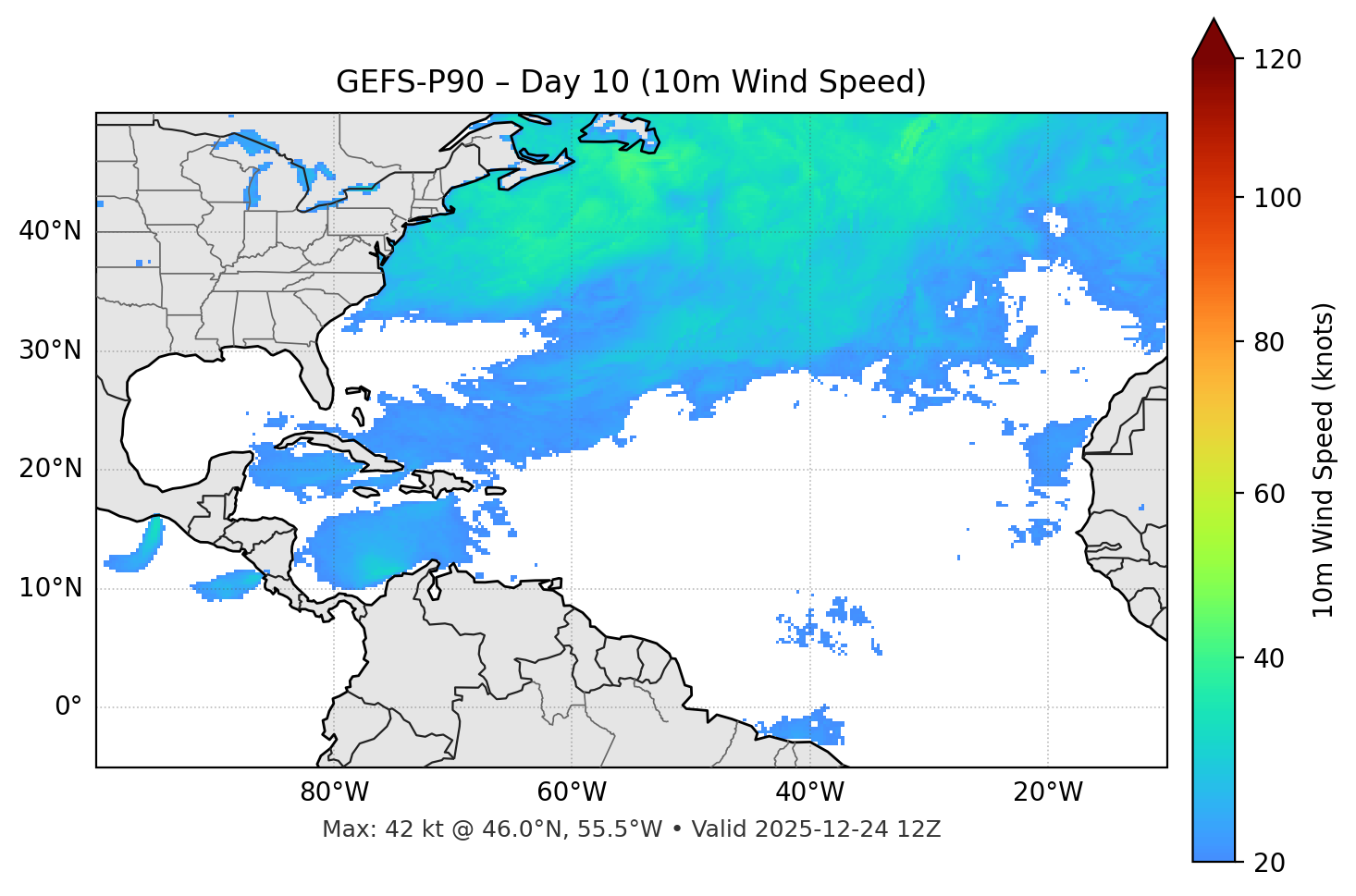 GEFS-P90 - Day 10