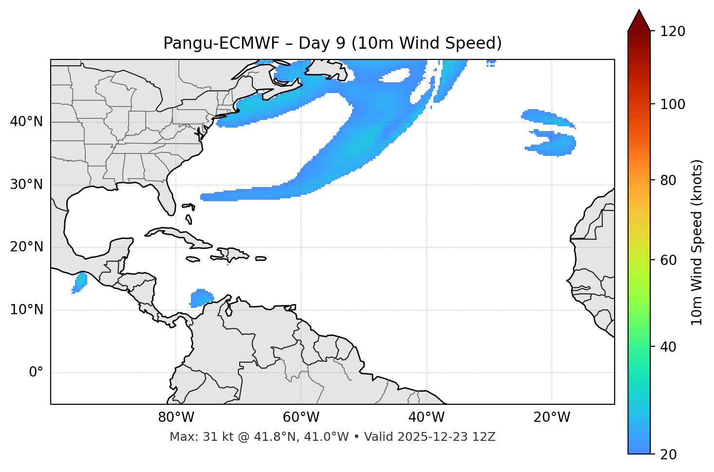 Pangu-ECMWF - Day 09