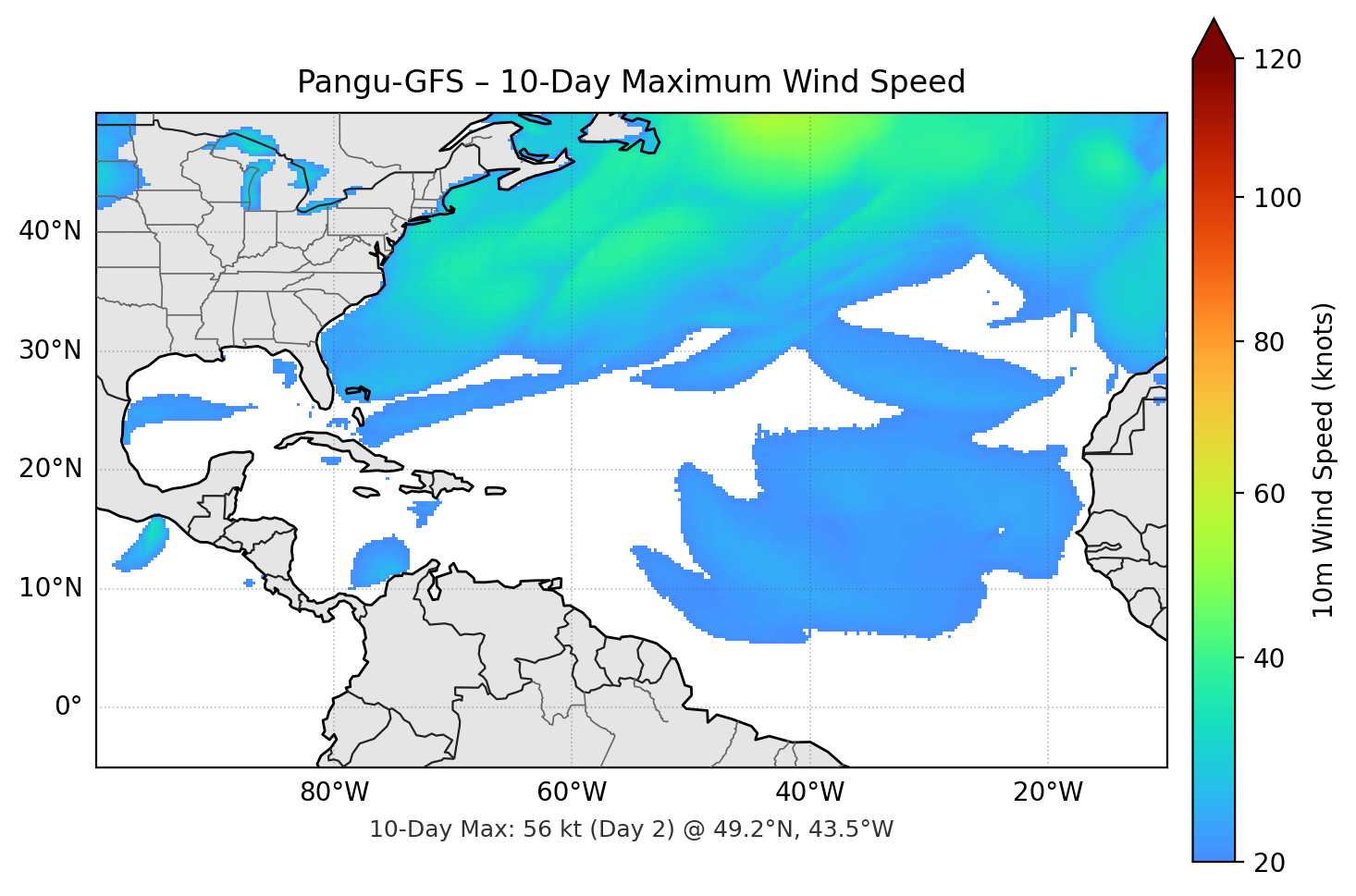 Pangu-GFS 10-Day Max