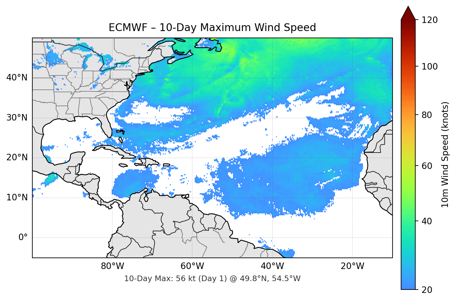 ECMWF 10-Day Max