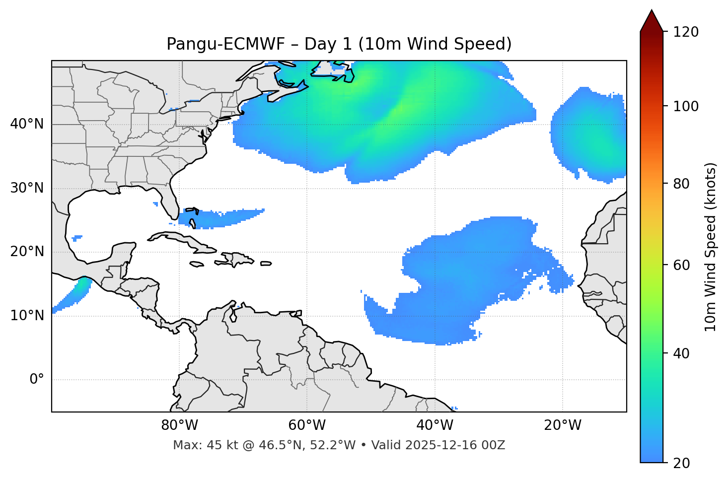 Pangu-ECMWF - Day 01