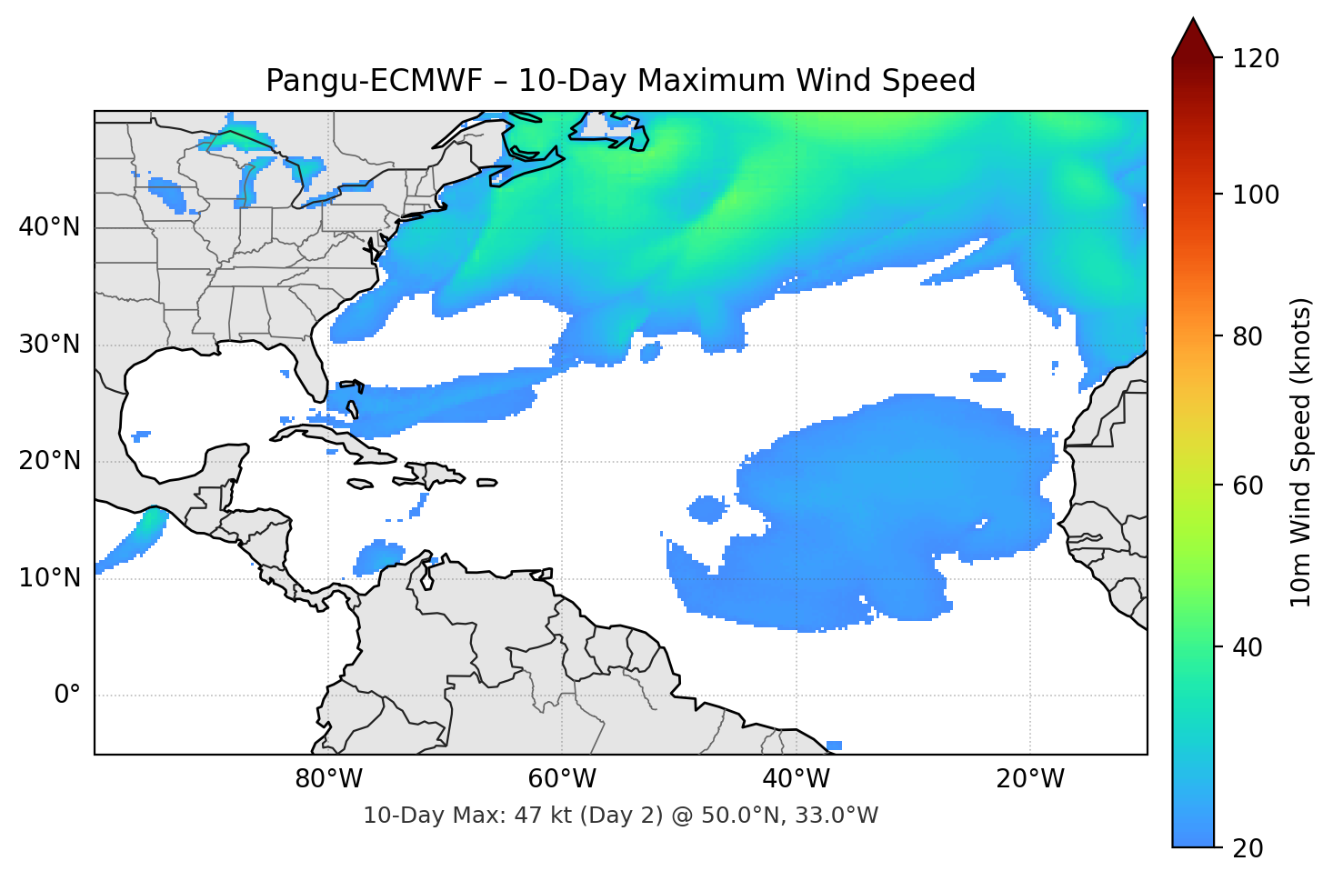 Pangu-ECMWF 10-Day Max