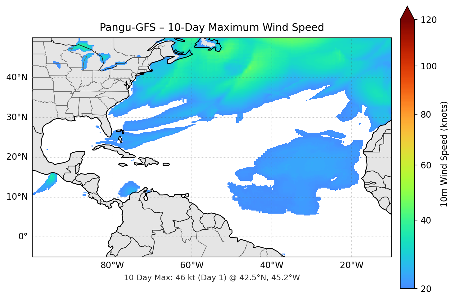 Pangu-GFS 10-Day Max