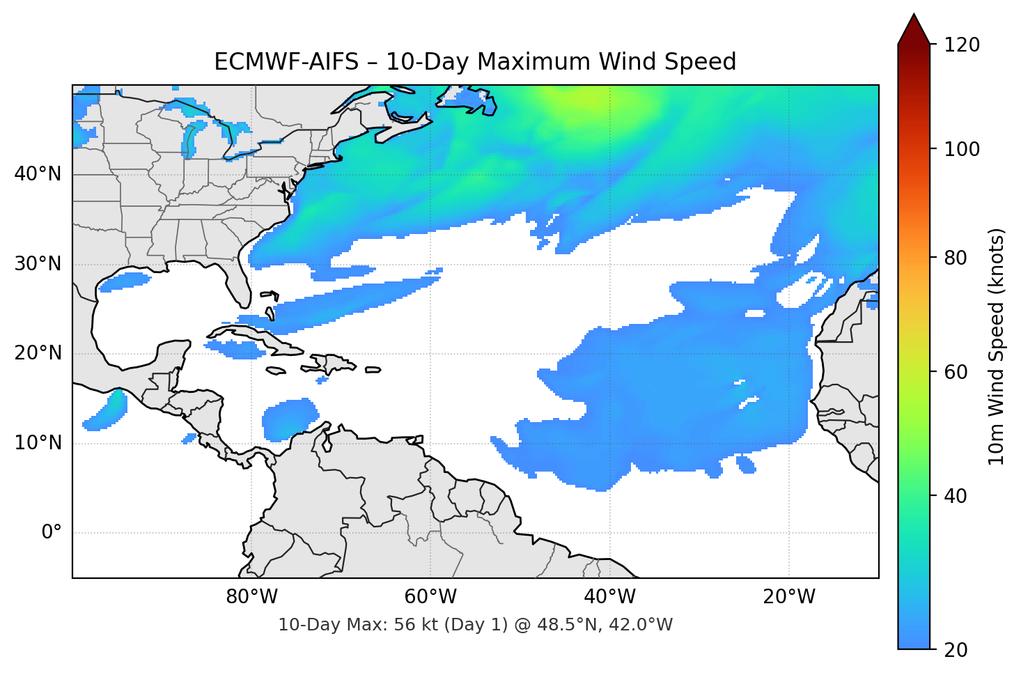 ECMWF-AIFS 10-Day Max