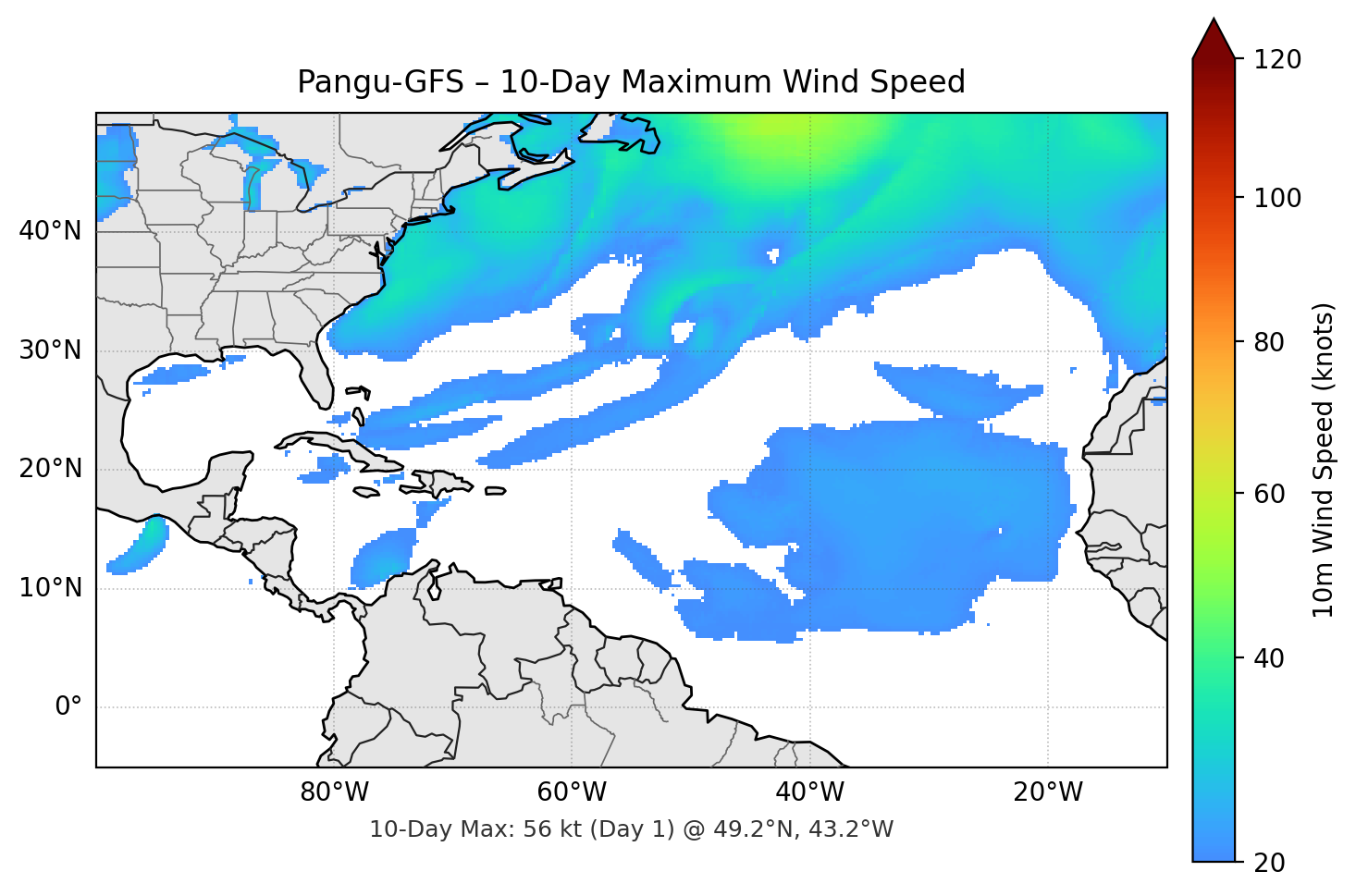 Pangu-GFS 10-Day Max