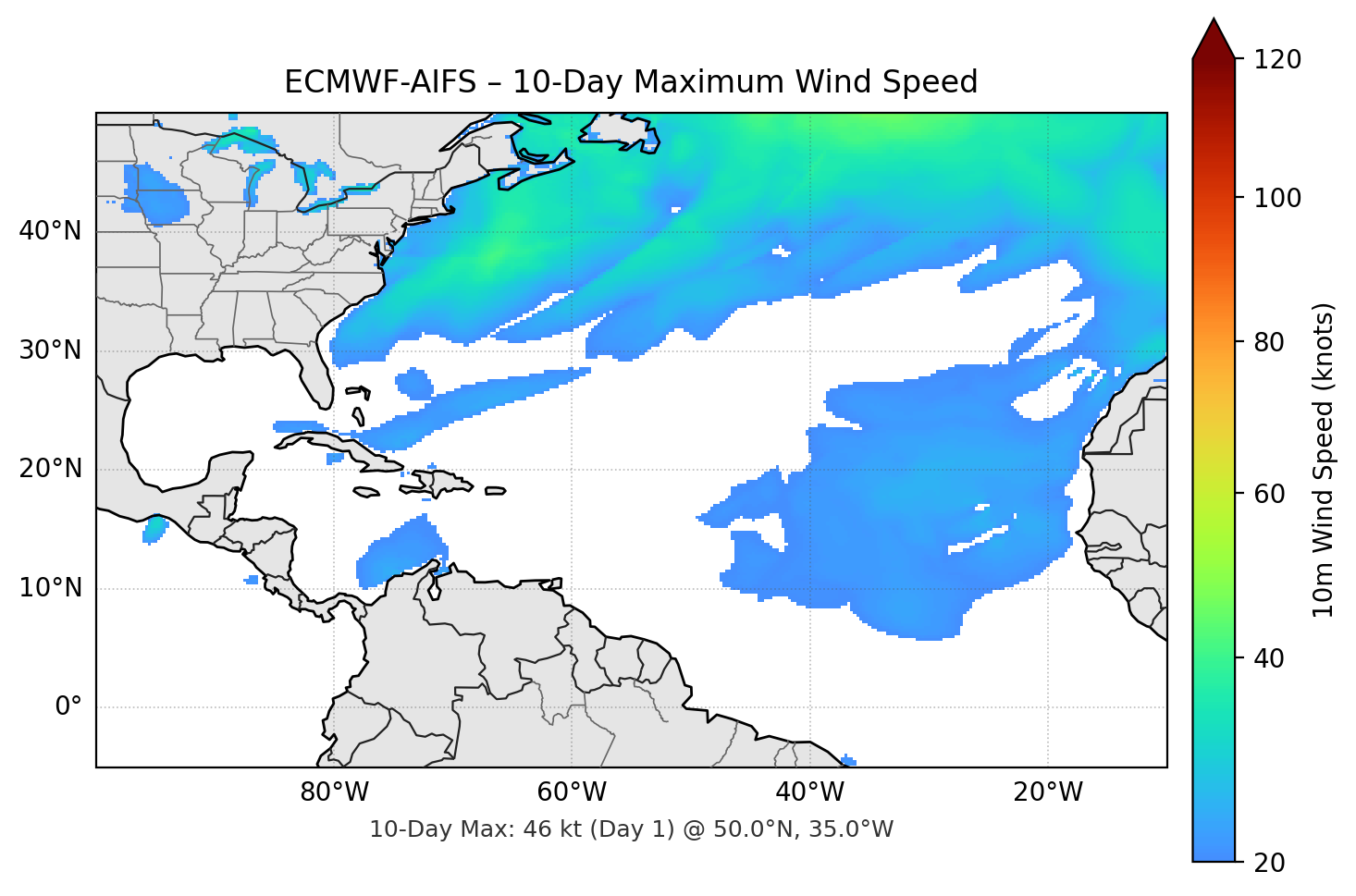 ECMWF-AIFS 10-Day Max