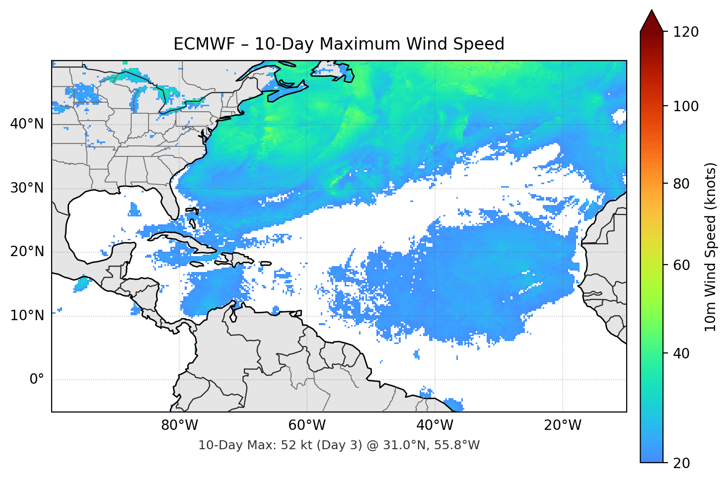 ECMWF 10-Day Max