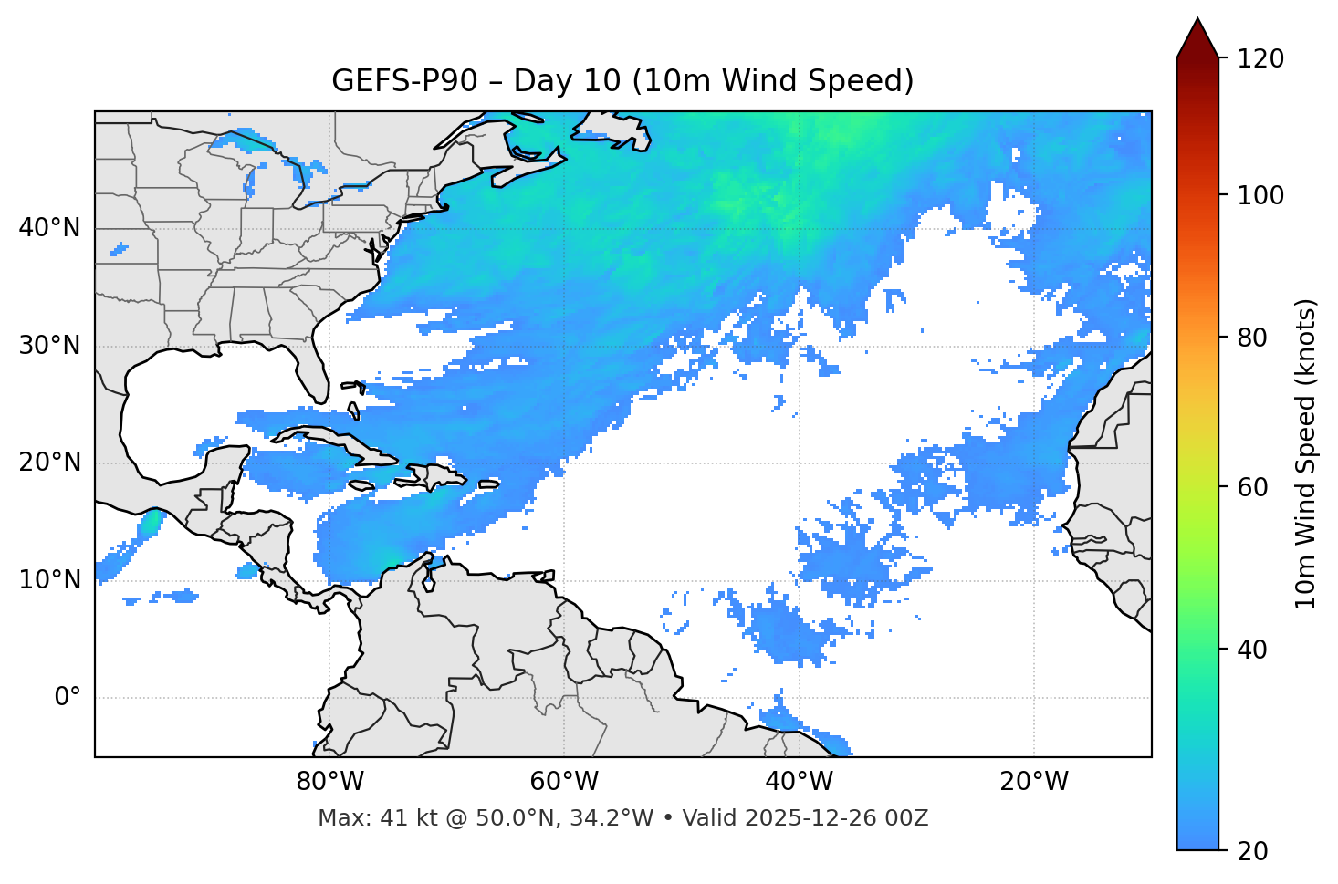 GEFS-P90 - Day 10
