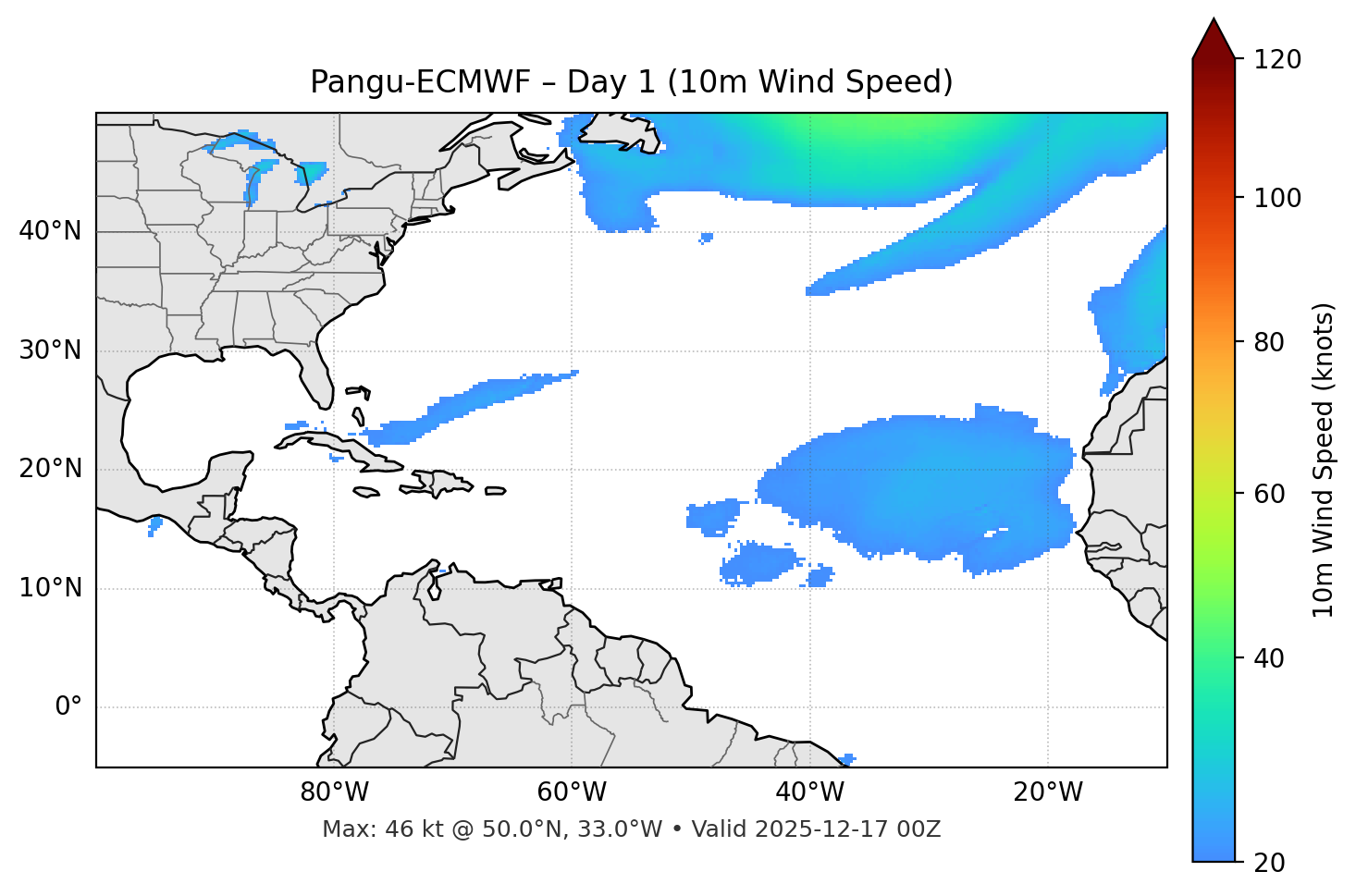 Pangu-ECMWF - Day 01