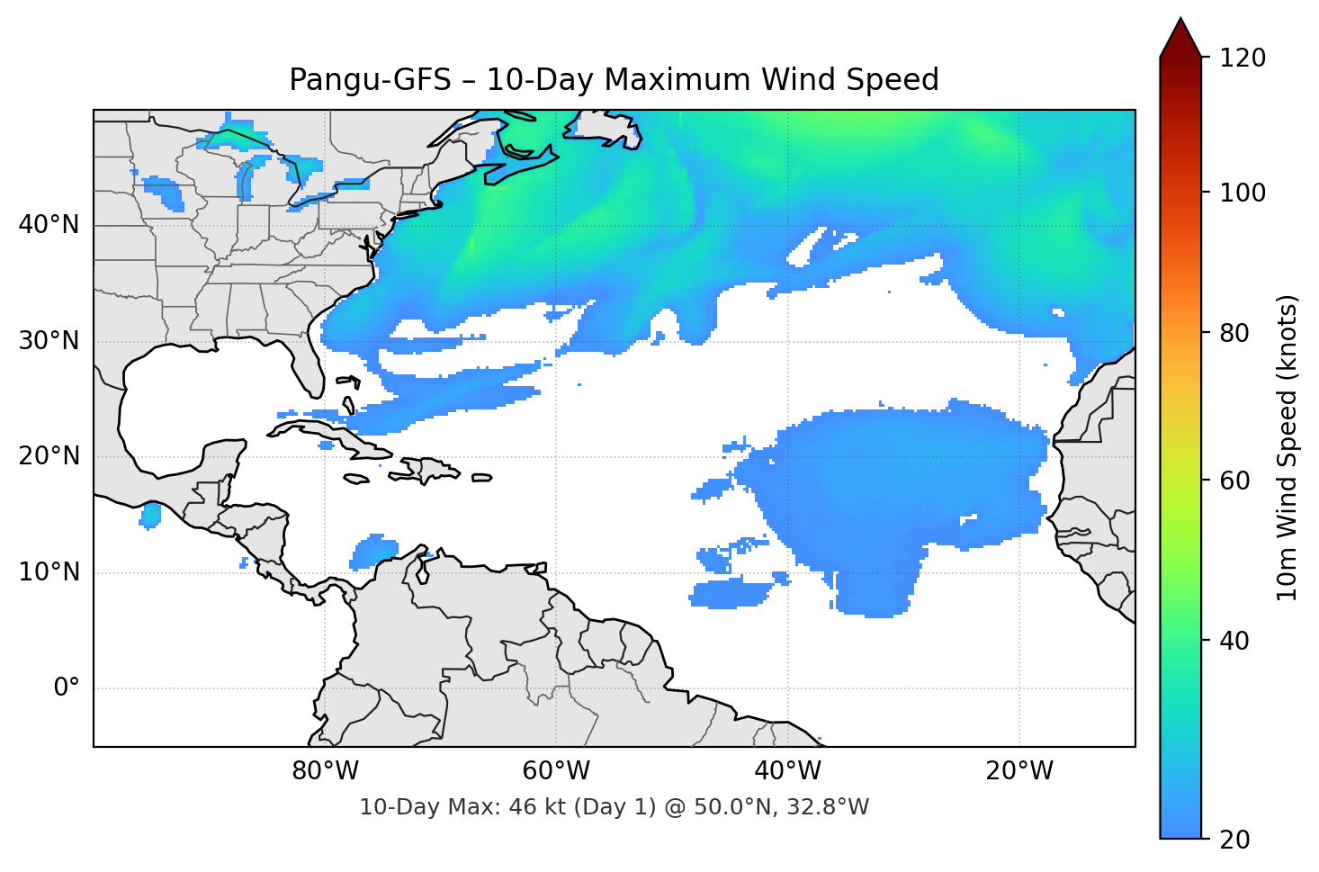 Pangu-GFS 10-Day Max