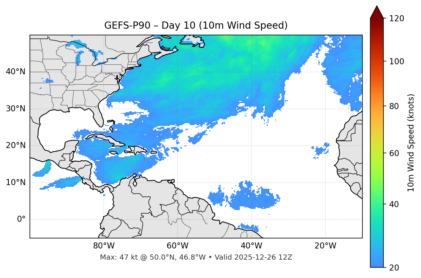 GEFS-P90 - Day 10