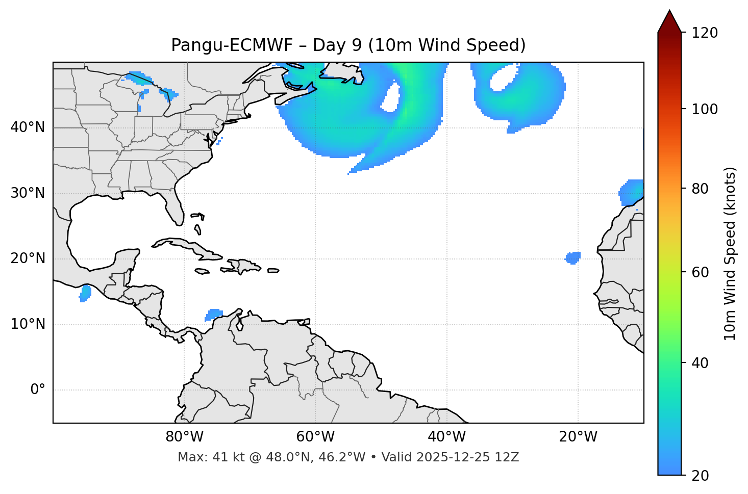 Pangu-ECMWF - Day 09