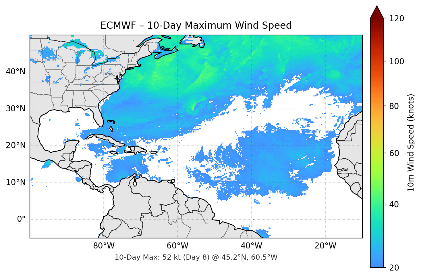ECMWF 10-Day Max