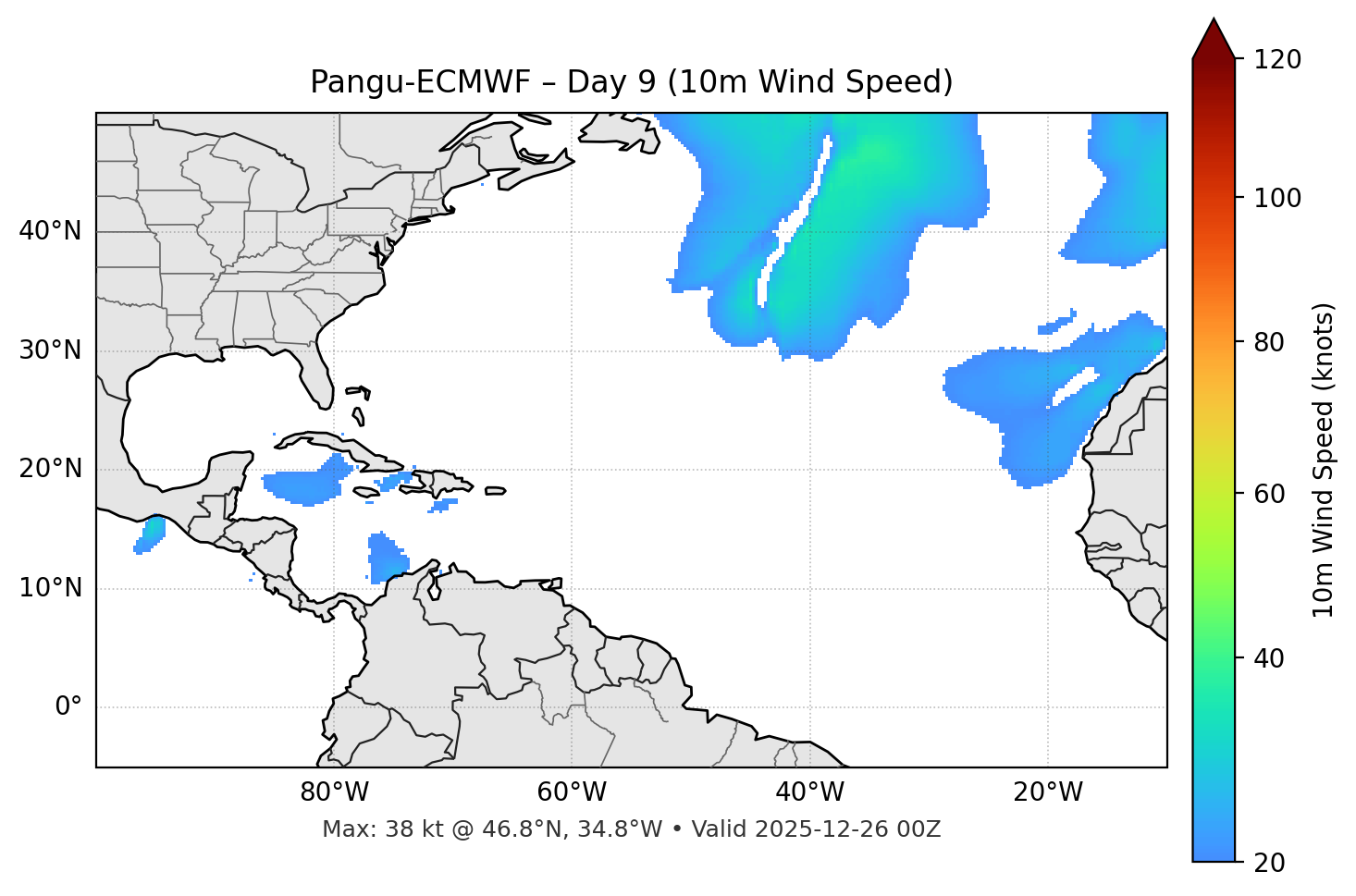 Pangu-ECMWF - Day 09