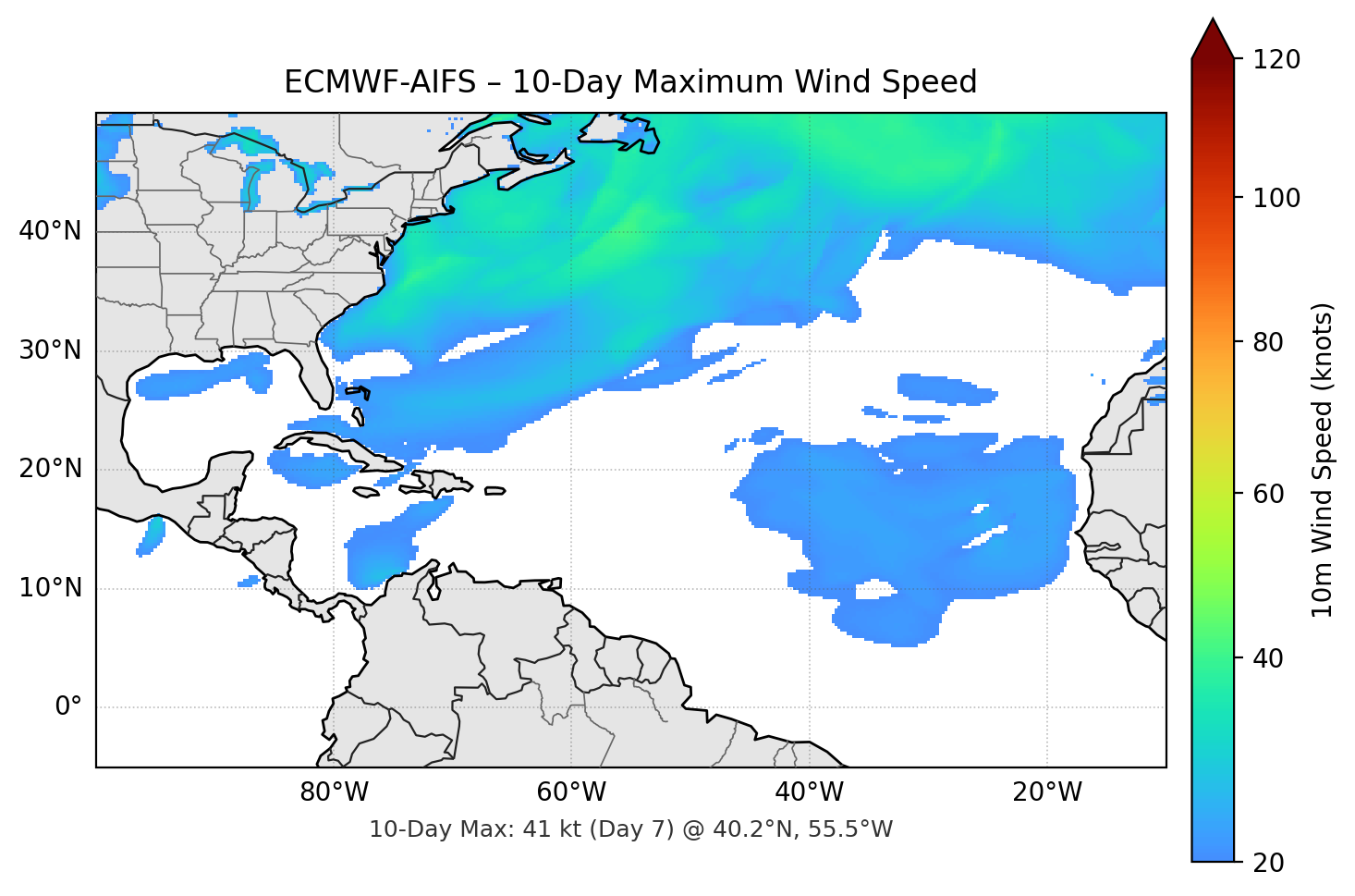 ECMWF-AIFS 10-Day Max