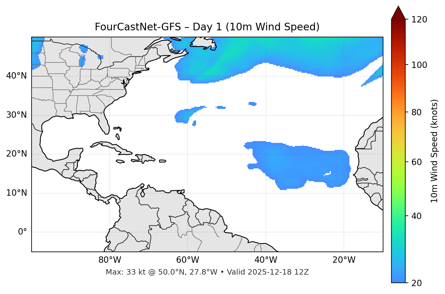 FourCastNet-GFS - Day 01