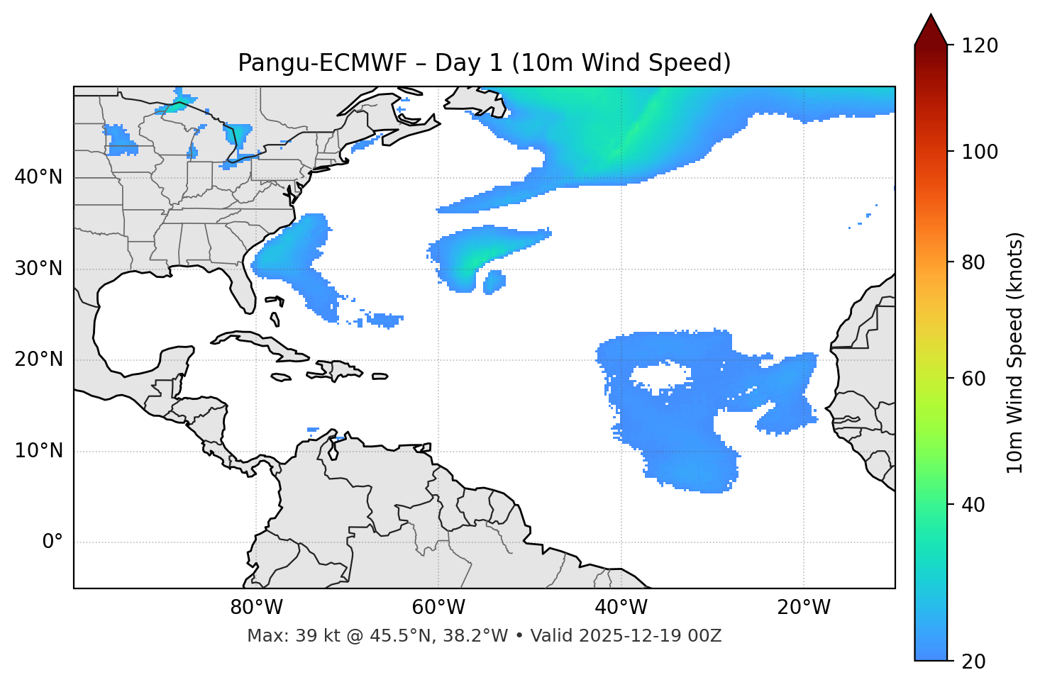 Pangu-ECMWF - Day 01