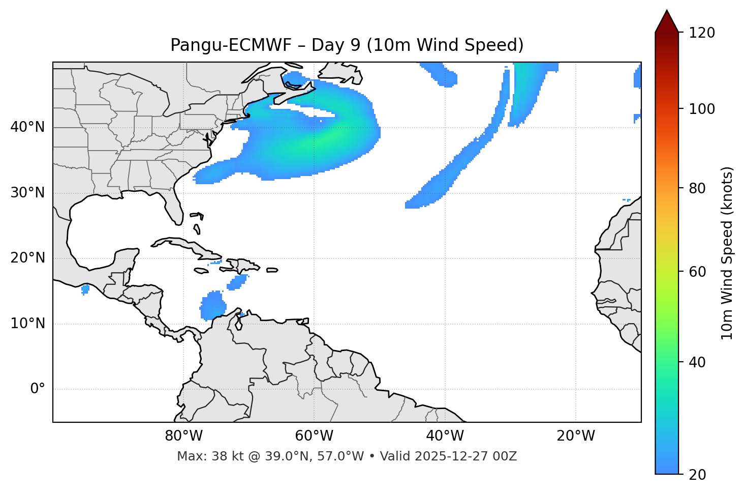 Pangu-ECMWF - Day 09