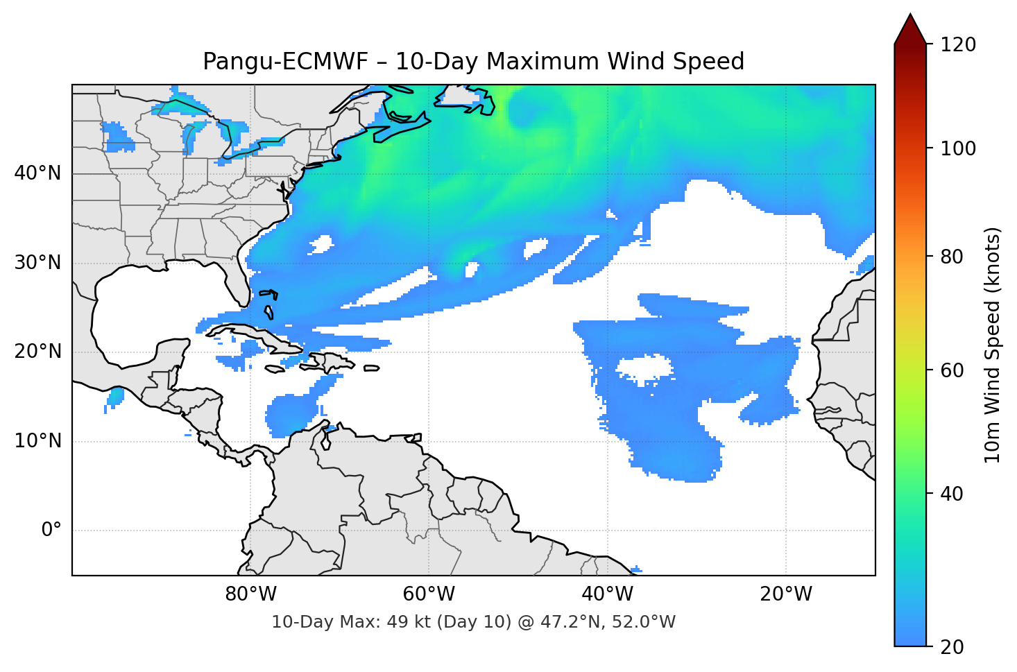 Pangu-ECMWF 10-Day Max