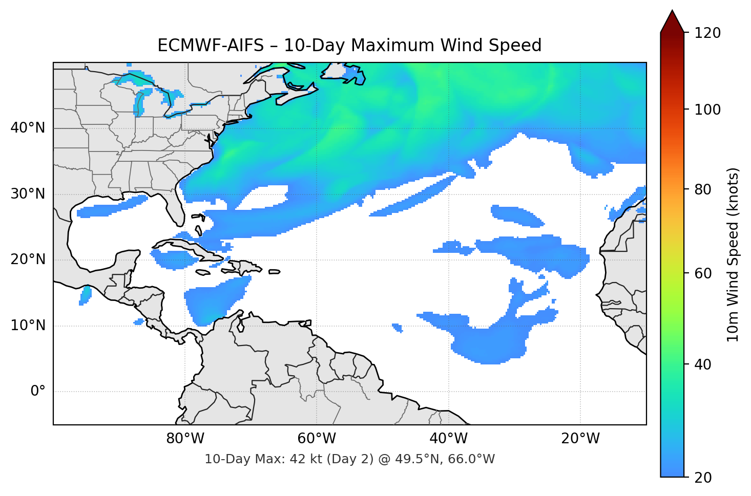 ECMWF-AIFS 10-Day Max