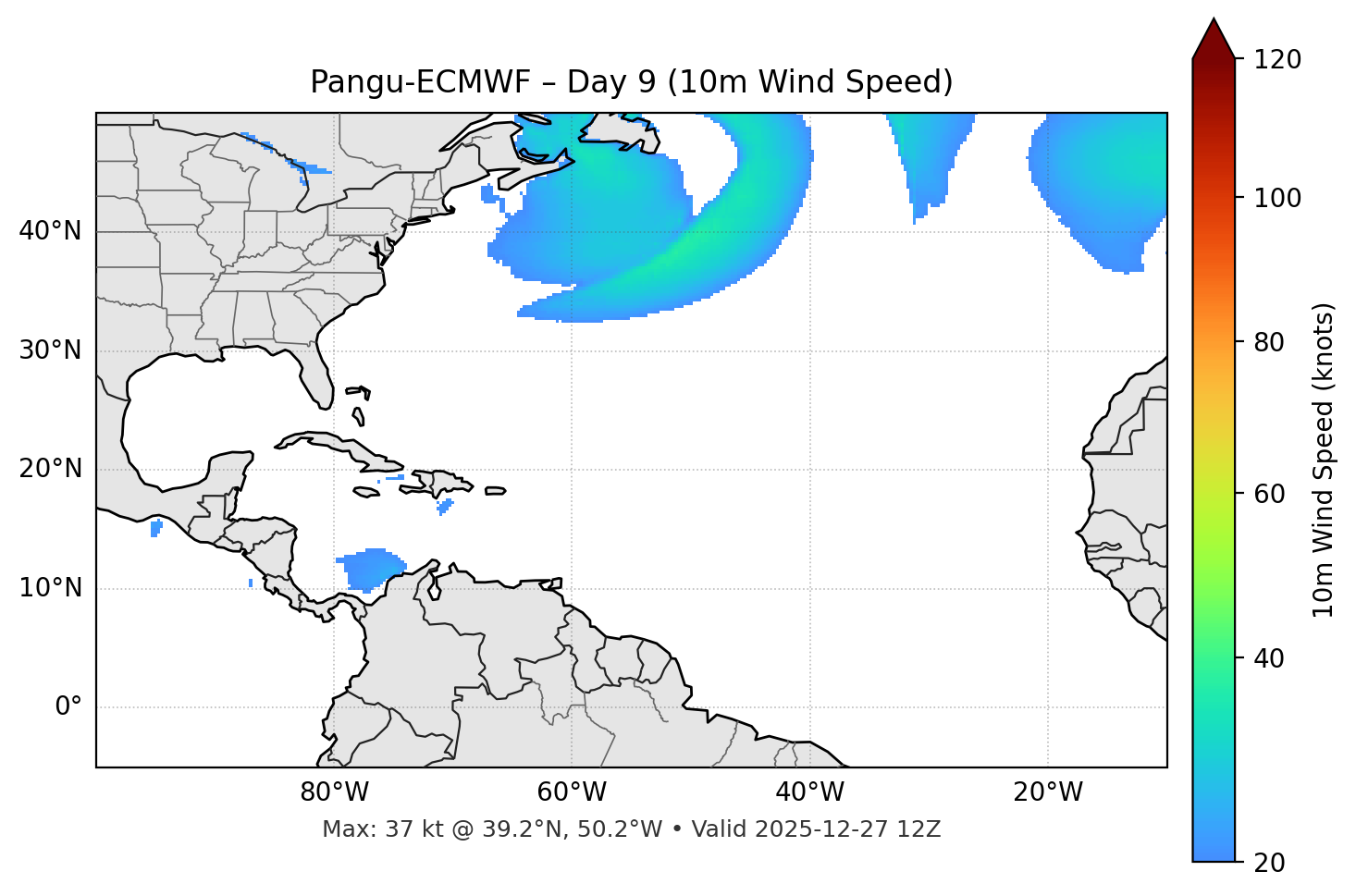 Pangu-ECMWF - Day 09