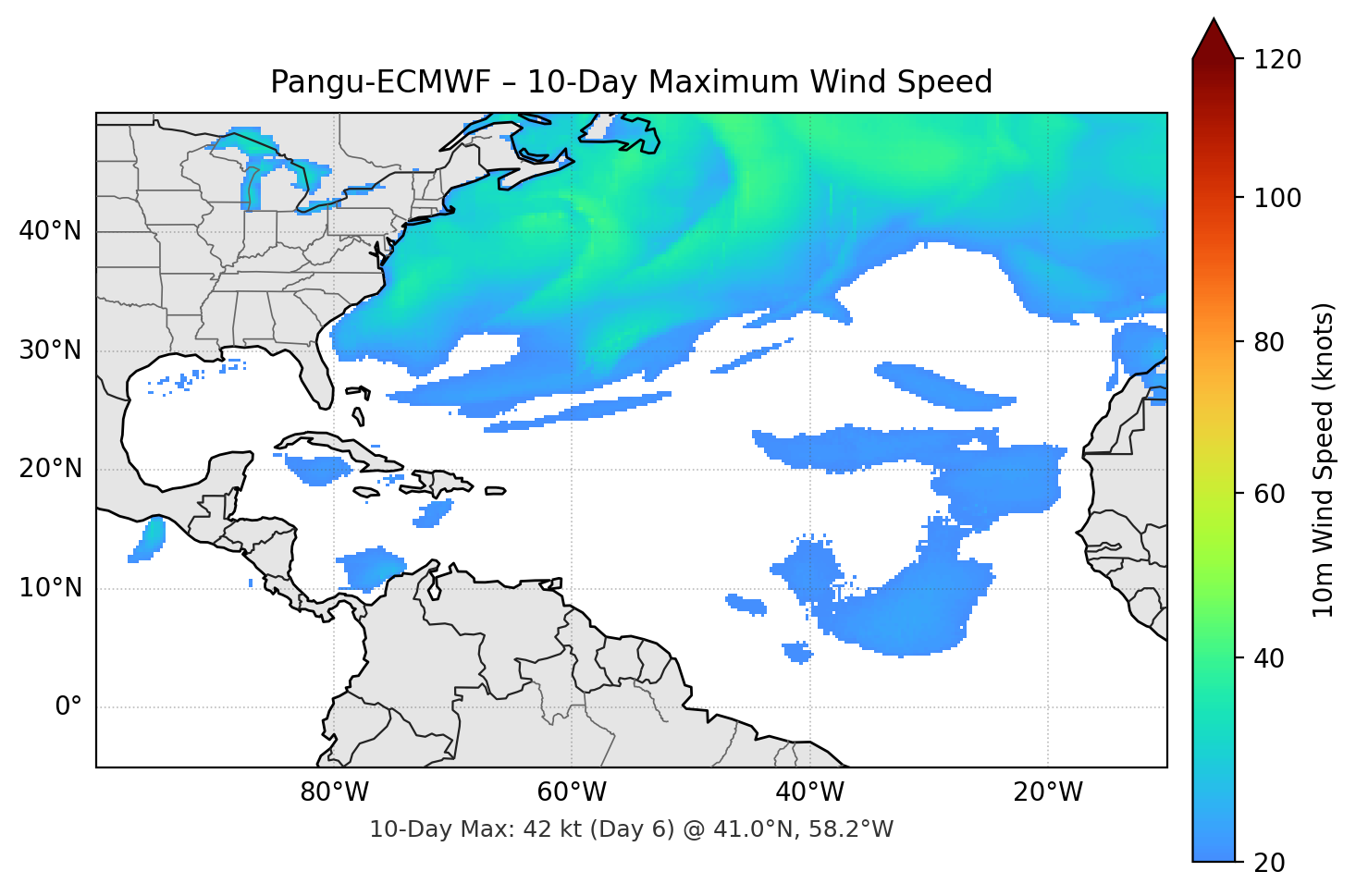 Pangu-ECMWF 10-Day Max