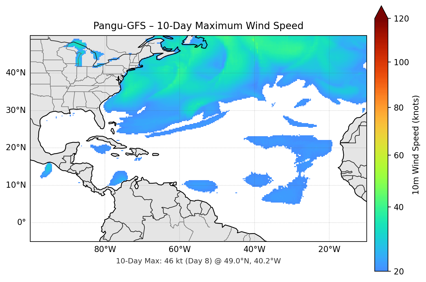 Pangu-GFS 10-Day Max