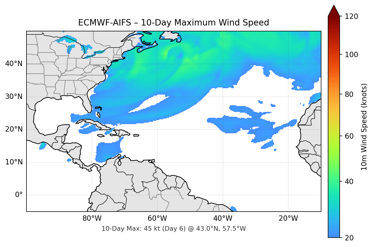 ECMWF-AIFS 10-Day Max