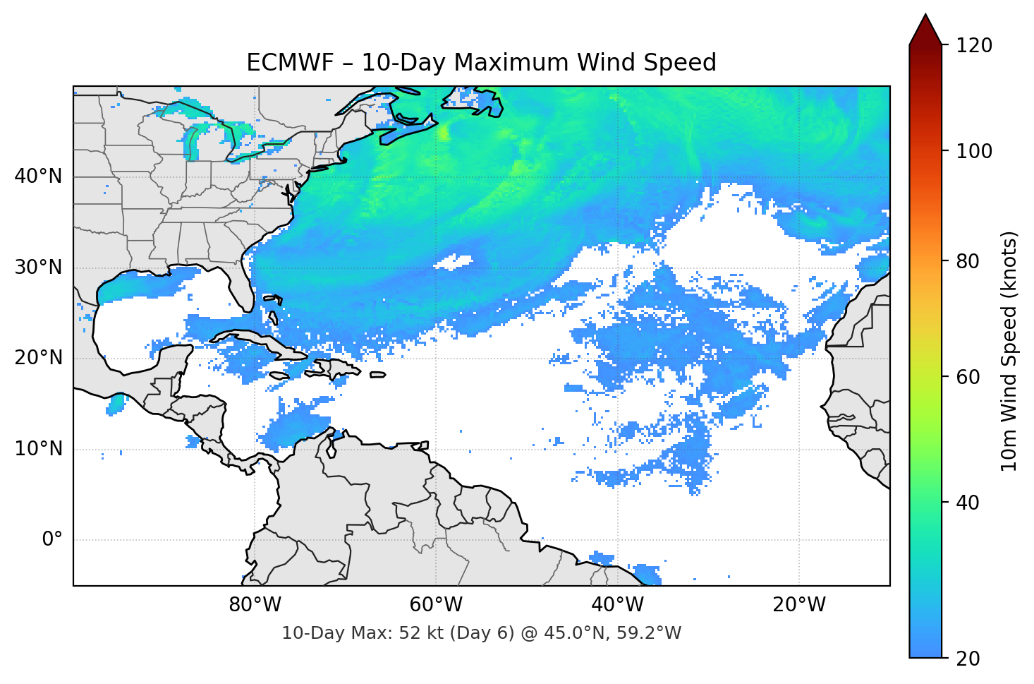 ECMWF 10-Day Max