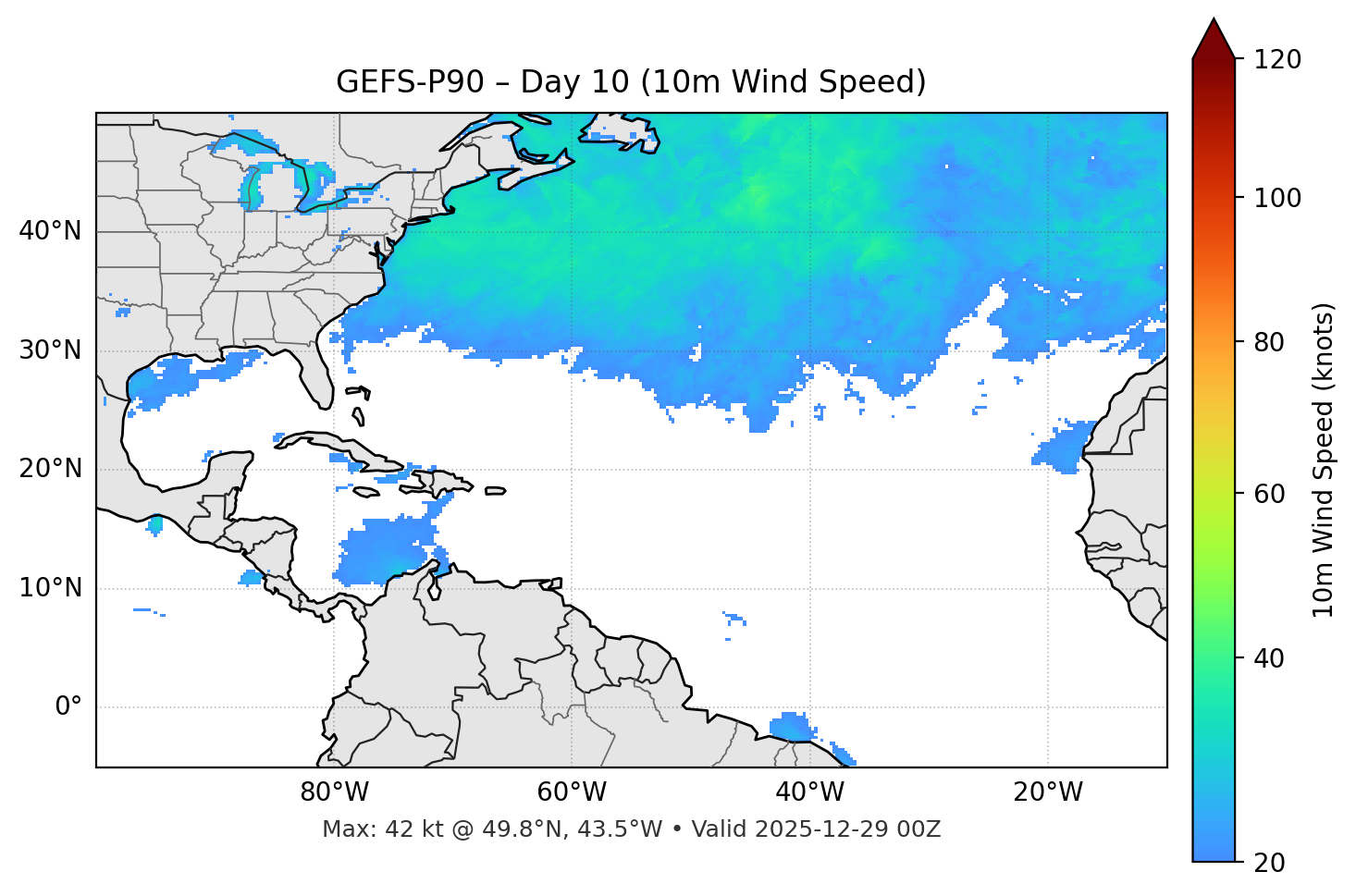 GEFS-P90 - Day 10