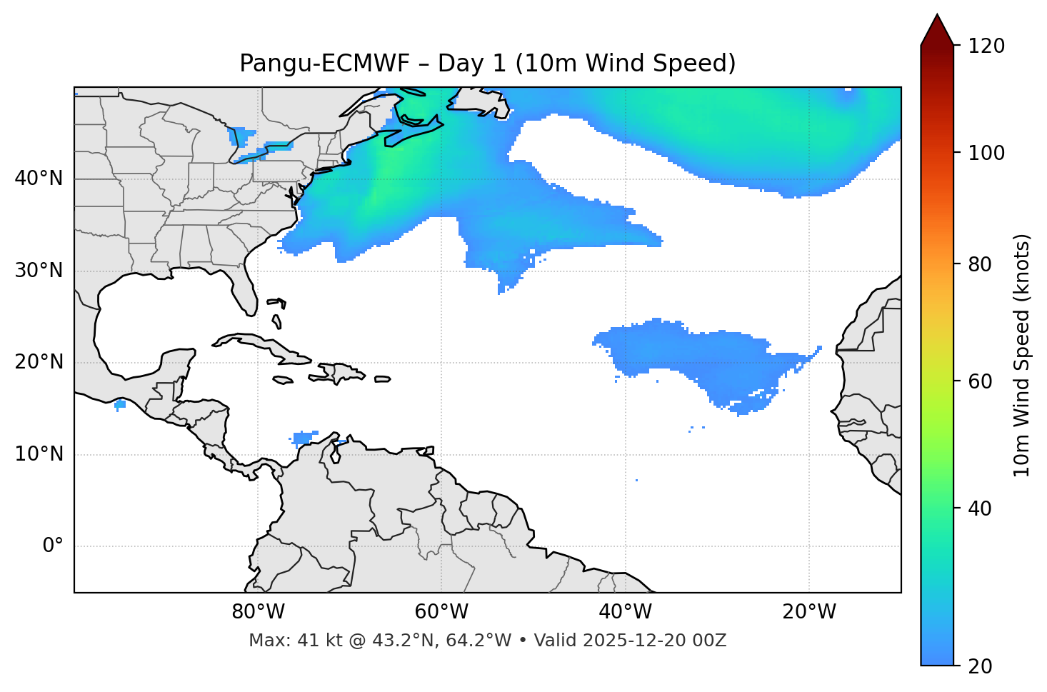 Pangu-ECMWF - Day 01