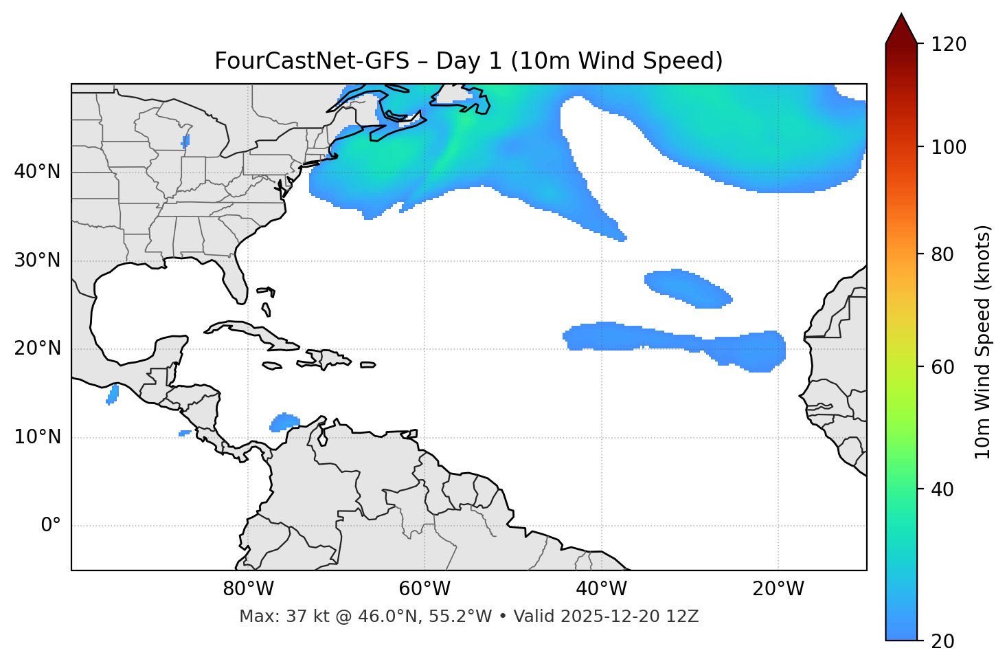 FourCastNet-GFS - Day 01