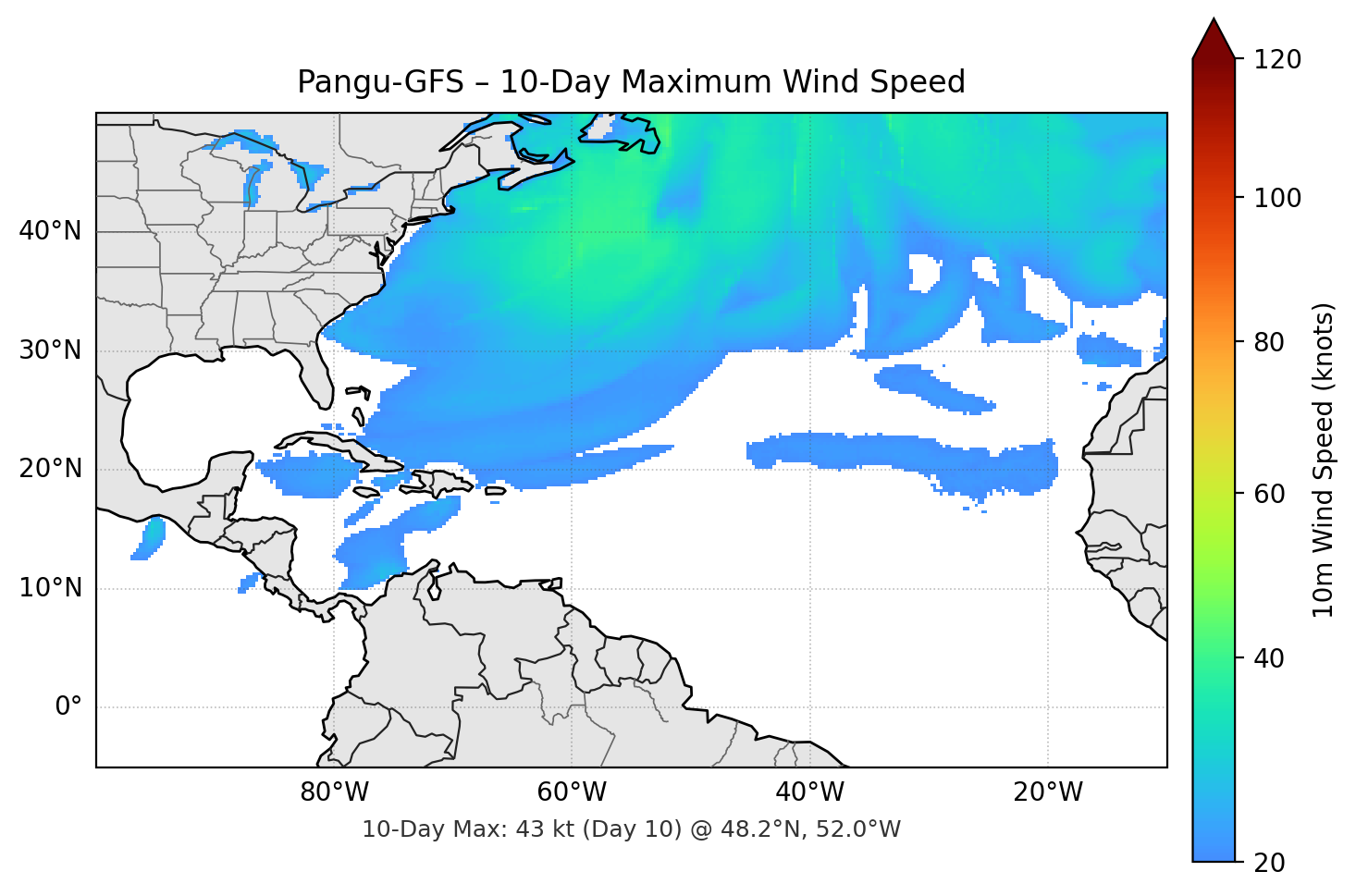 Pangu-GFS 10-Day Max