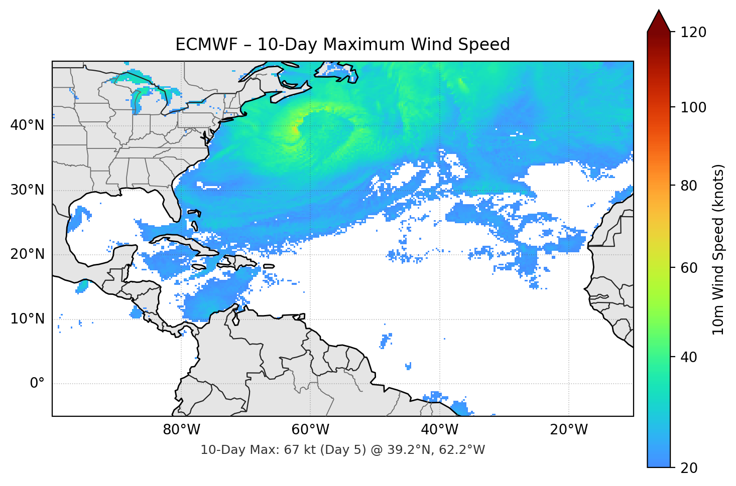 ECMWF 10-Day Max