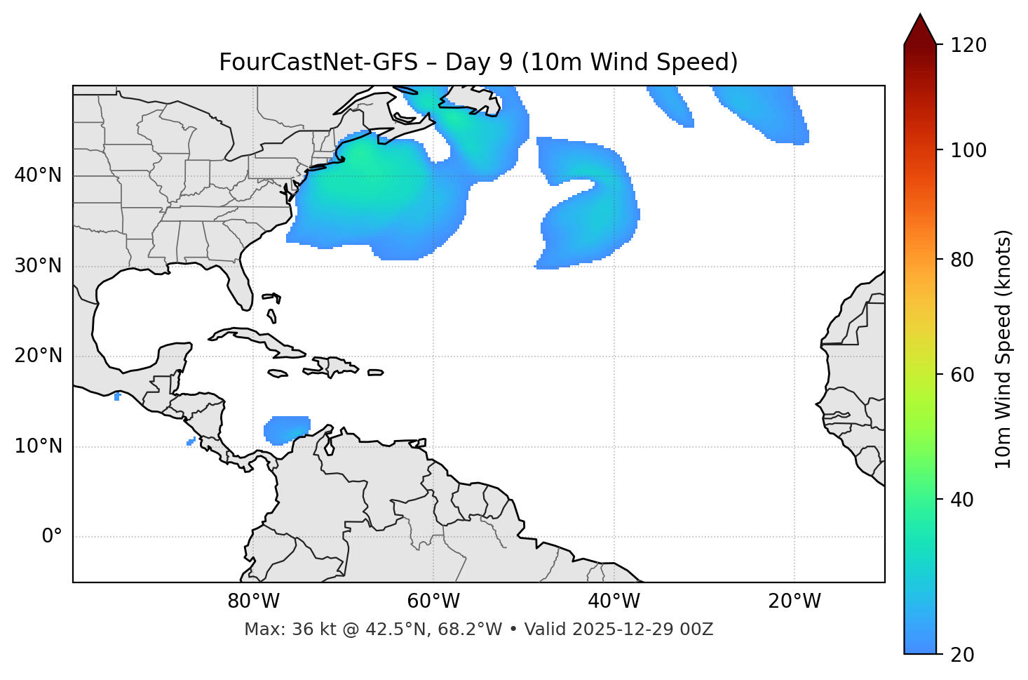 FourCastNet-GFS - Day 09