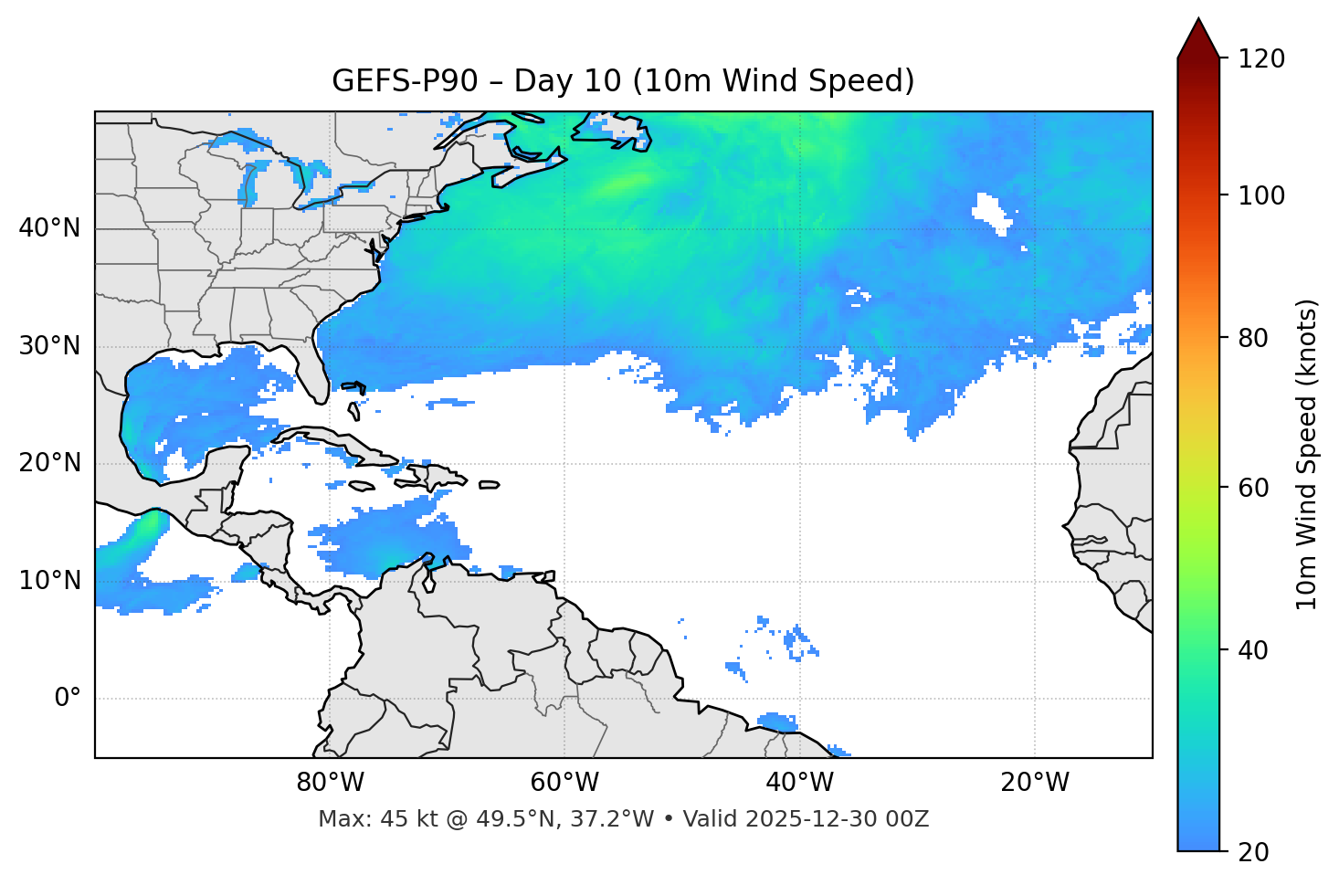 GEFS-P90 - Day 10